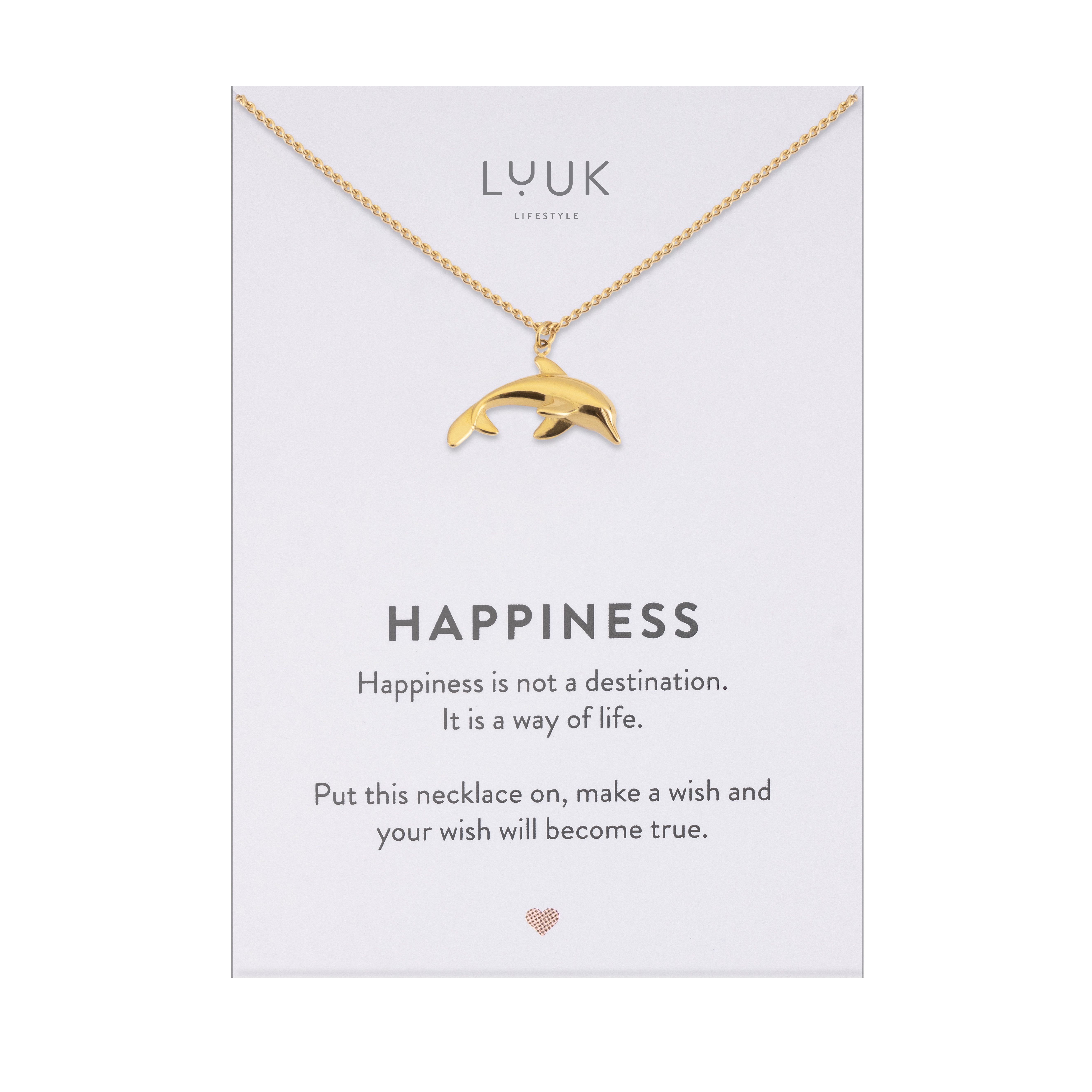 LUUK LIFESTYLE Kette mit Anhänger Delfin, günstig online kaufen