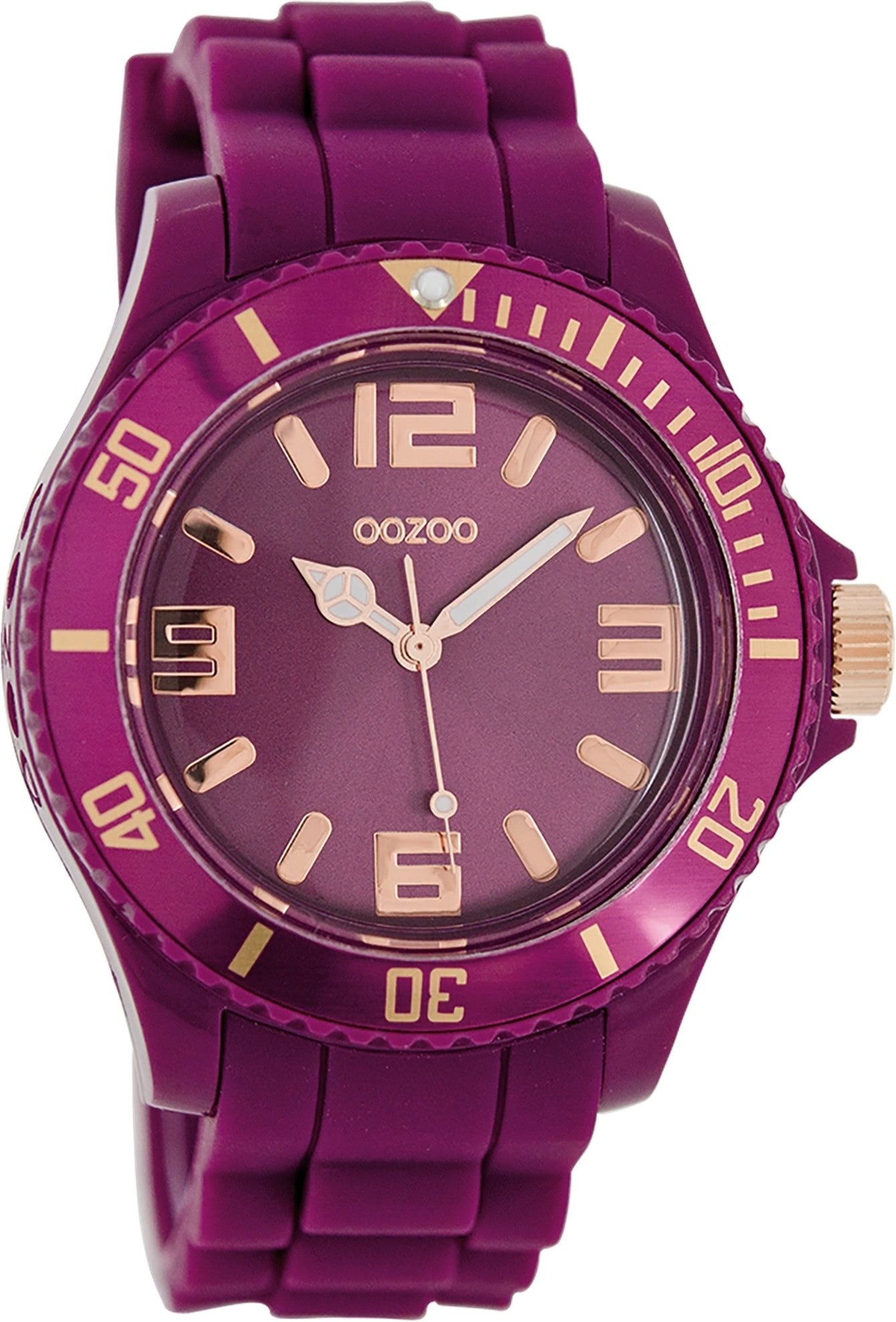 Quarzuhr Oozoo Damen Armbanduhr blau Analog