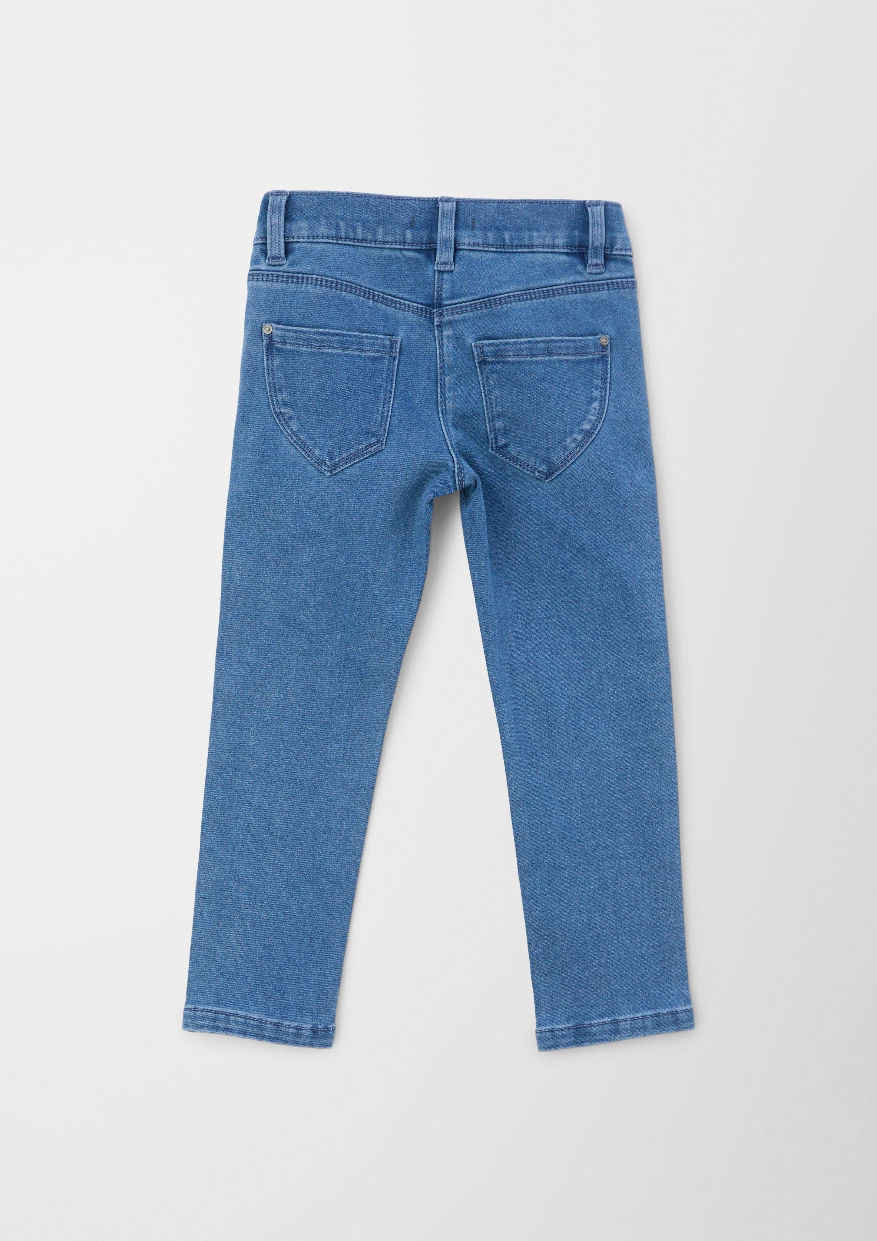 s.Oliver Stoffhose Jeans Waschung Fit Mid Galonstreifen, Kathy Regular Rise / / / Slim Leg