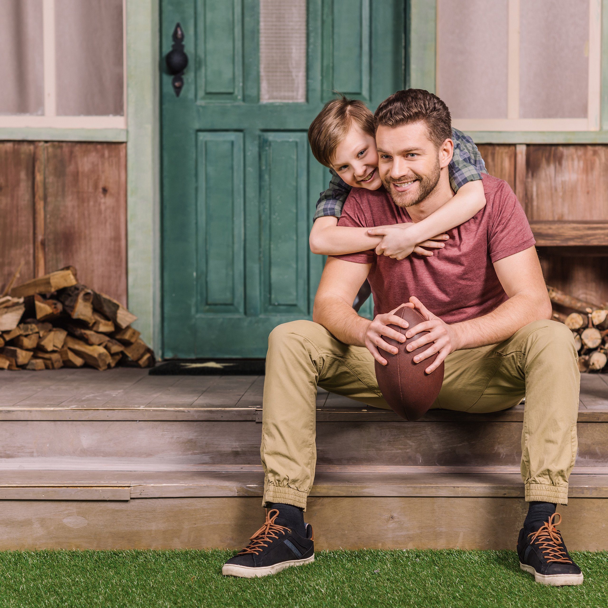 relaxdays Fußmatte Kokos Fußmatte Sterne schmal, Höhe: 15 mm