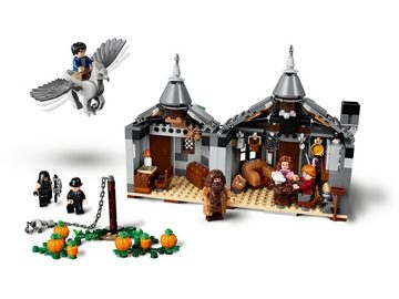 LEGO® Konstruktionsspielsteine LEGO® Harry Potter™ - Hagrids Hütte: Seidenschnabe, (Set, 496 St)