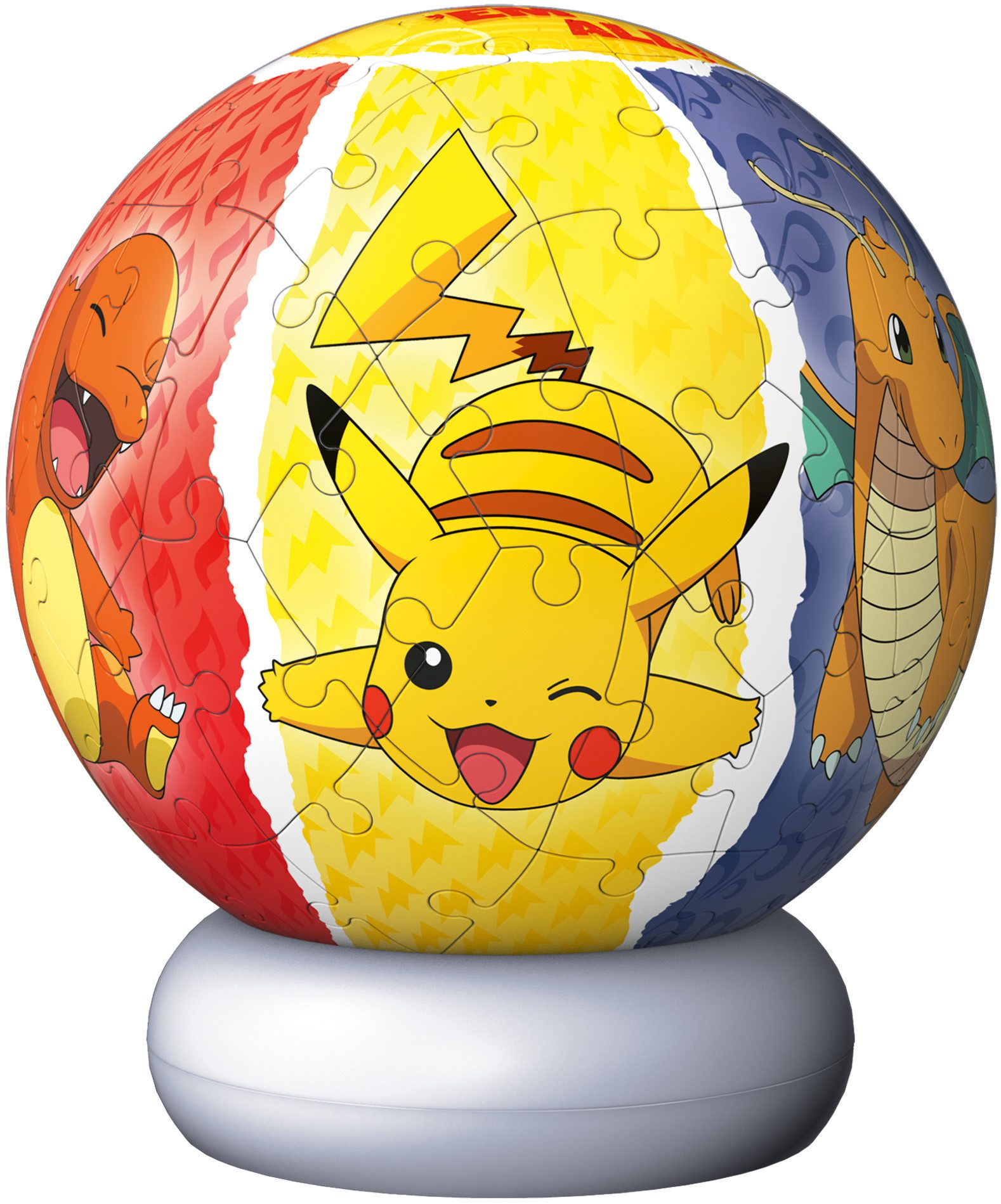 Ravensburger Puzzleball Nachtlicht Pokémon, 72 Puzzleteile, beleuchtet