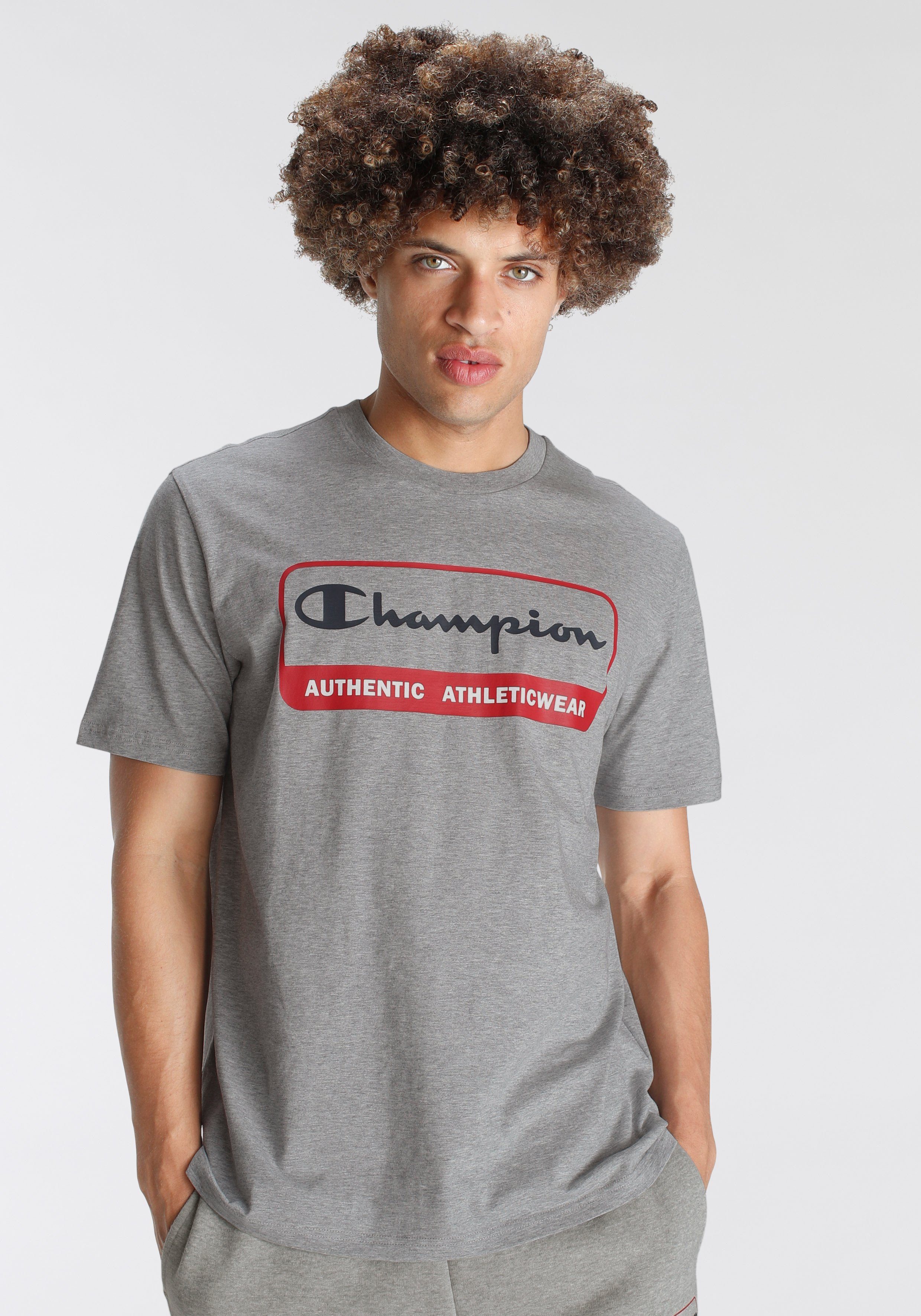 Champion T-Shirt Graphic Shop Crewneck T-Shirt grau