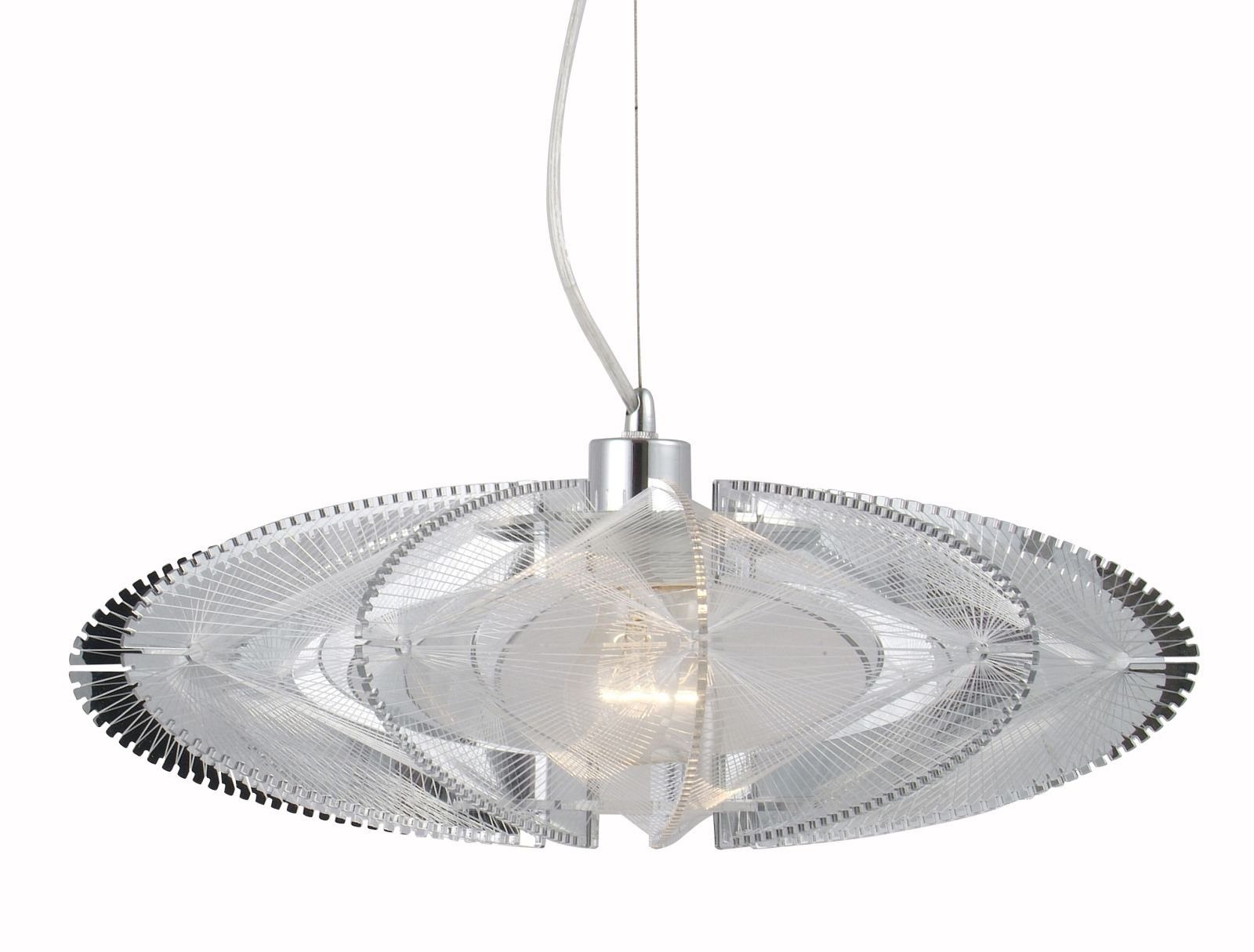 GLOBO LIGHTING Hängeleuchte Hängeleuchte Esszimmer Pendelleuchte Wohnzimmer Hängelampe chrom 15828