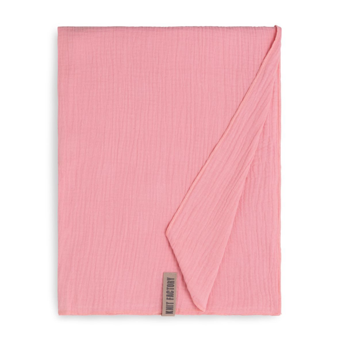 Knit Factory Pareo Liv Pareos 180x130 cm Glatt Rosa, Pareo Tuch Strandtuch Umhängetuch