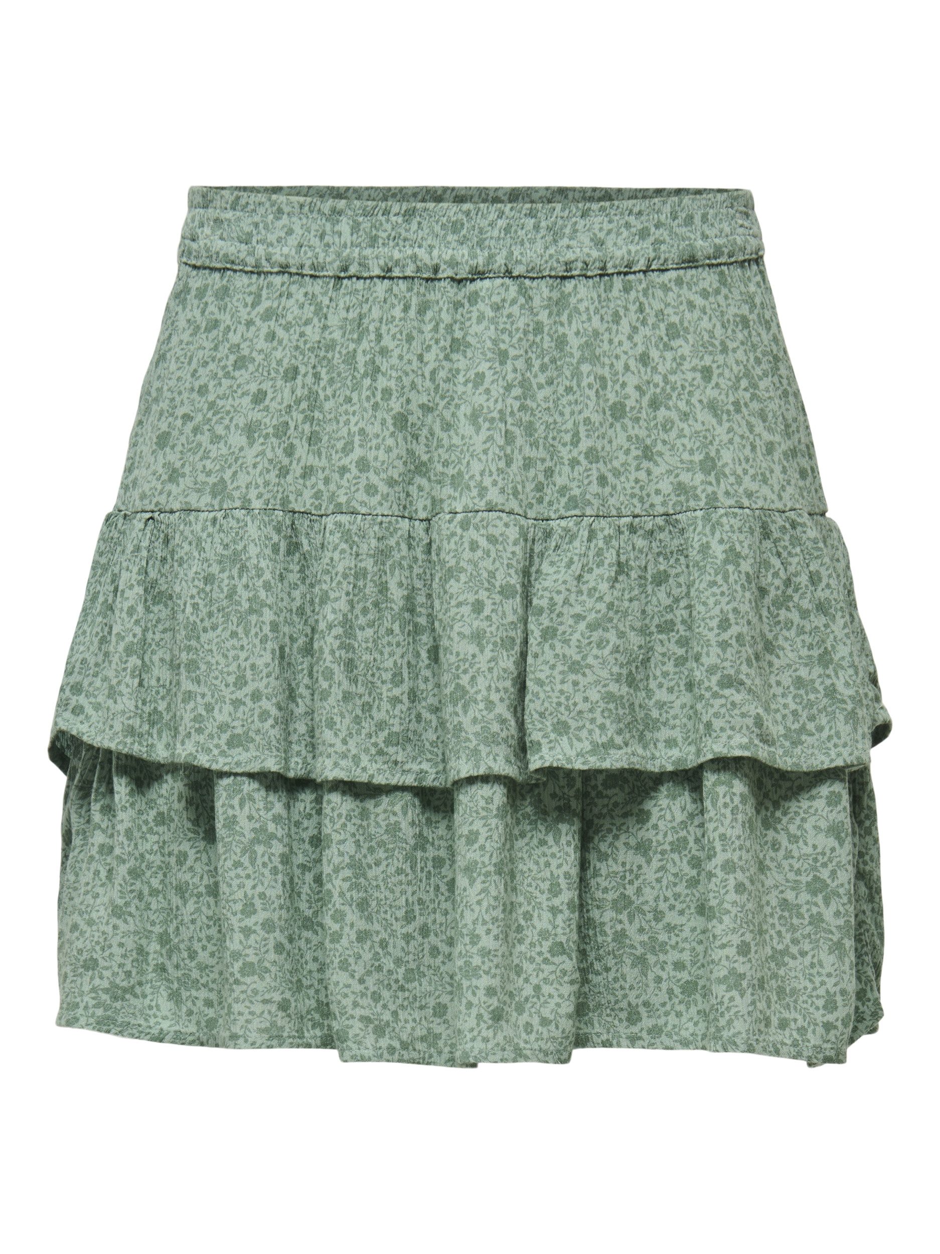 A-Linien-Rock ONL30 BERYL SHORT RUFFLE SKIRT WVN