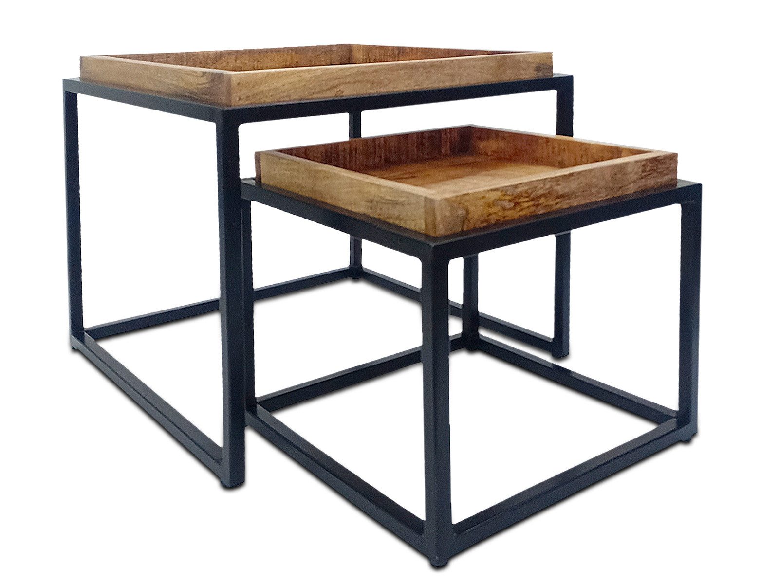 Amagohome Couchtisch Couchtisch 2er Set 54x54cm günstig online kaufen