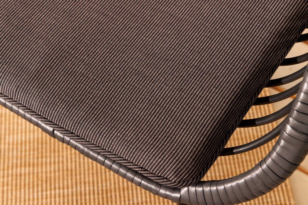 riess-ambiente Balkonset PARIS schwarz, (Set, 3-tlg), Garten · Terrasse · Tisch · Stühle · Sitzgruppe · Outdoor · Design