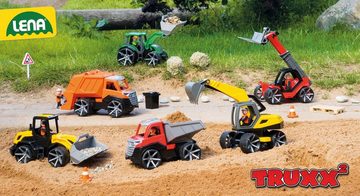 Lena® Spielzeug-Müllwagen TRUXX², inklusive Spielfigur, Made in Europe