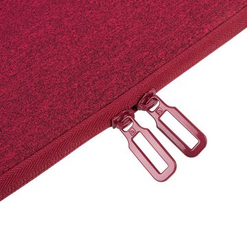 Tucano Laptop-Hülle Second Skin Mélange, Neopren Notebook Sleeve, Bordeaux Rot 13,3 Zoll, 13-14 Zoll Laptops