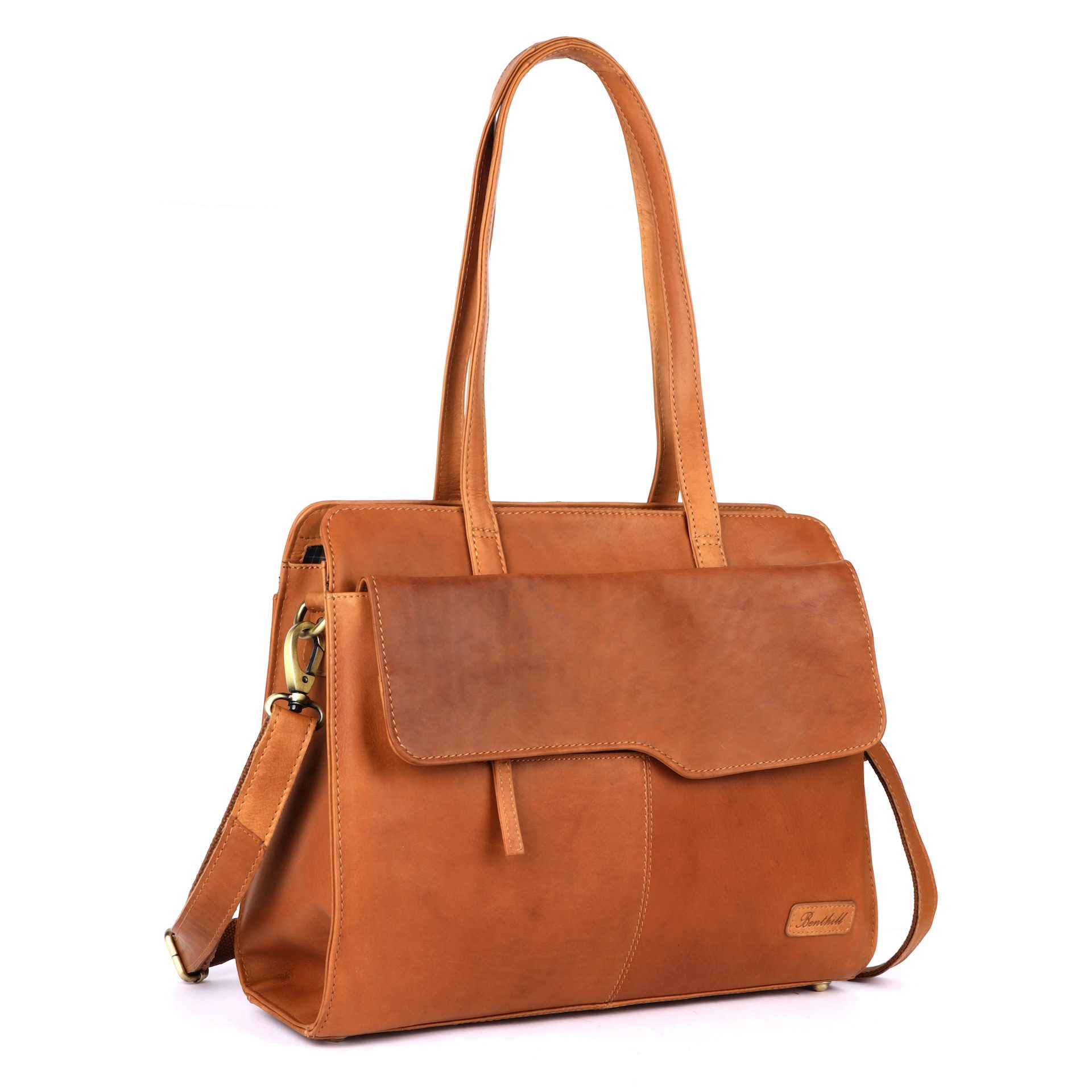 Benthill Handtasche Damen Echt Leder Handtasche günstig online kaufen