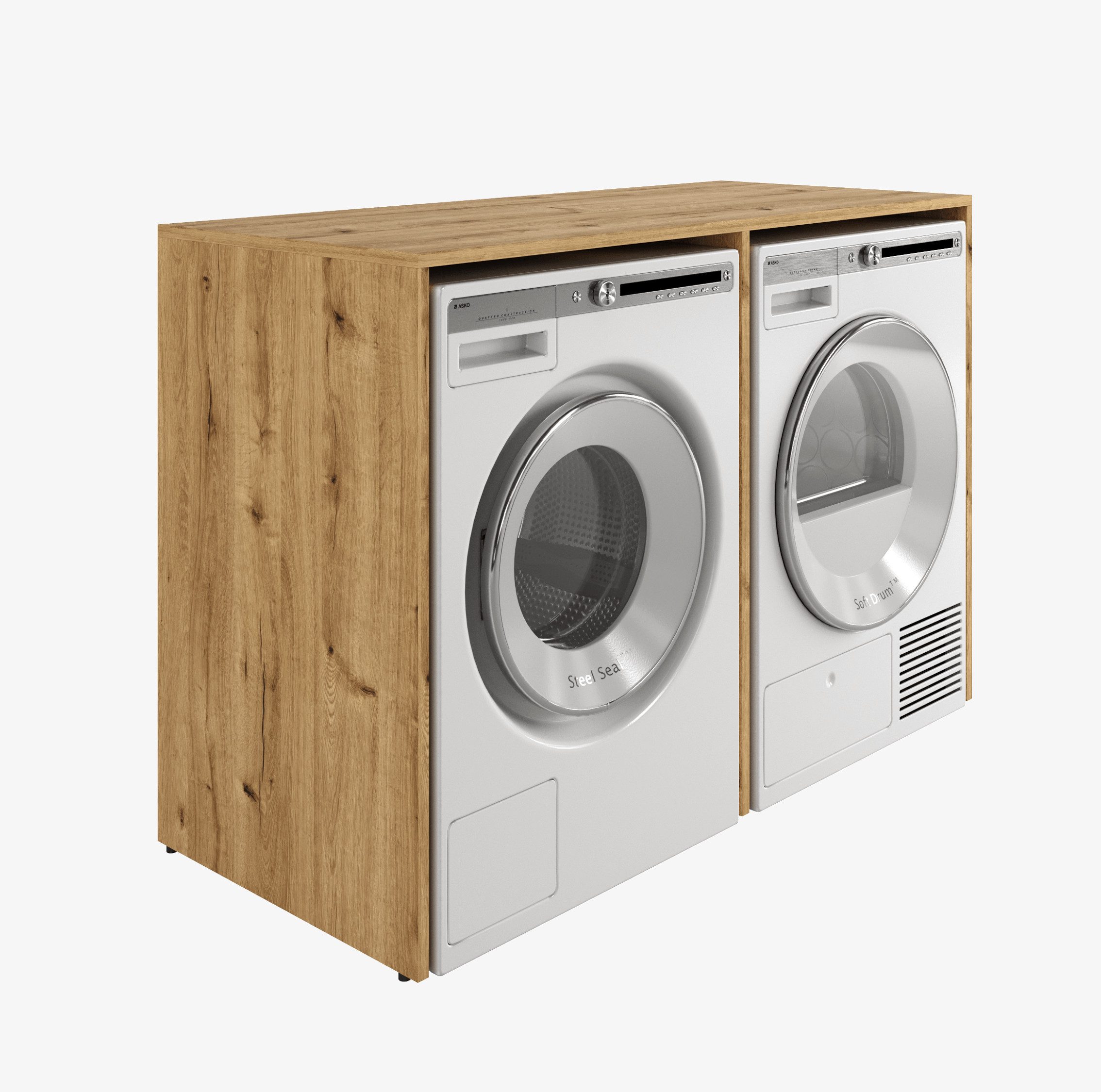 Platan Room Waschmaschinenumbauschrank DORA Waschmaschinenschrank 130 günstig online kaufen