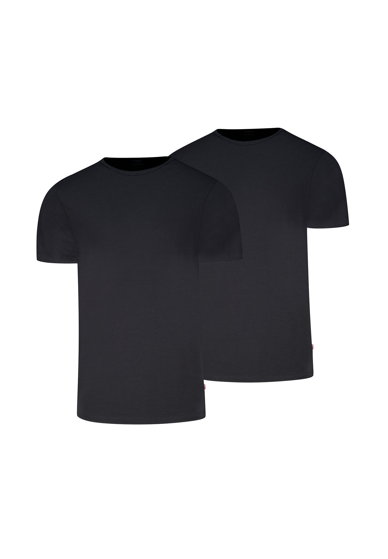 Levi's® Poloshirt LEVIS MEN SOLID CREW 2P (Packung, 2-tlg., 2er-Pack)