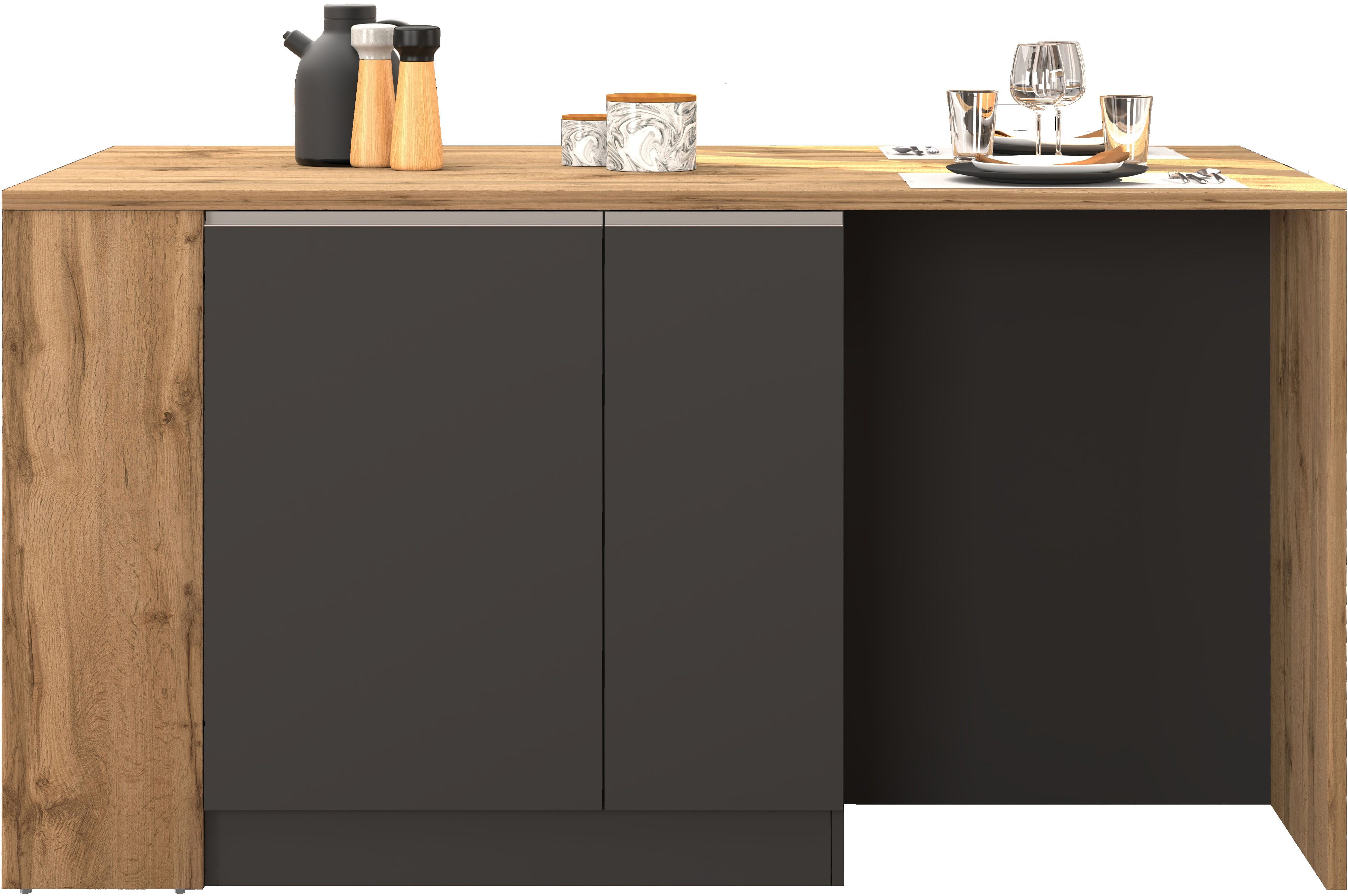 KOCHSTATION Kücheninsel KS-Sole, Kochinsel, Küchenarbeitsblock, Arbeitsinse günstig online kaufen