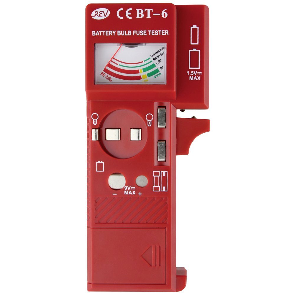 Batterietester REV Batterietester BT-6 Batterie 0037322702