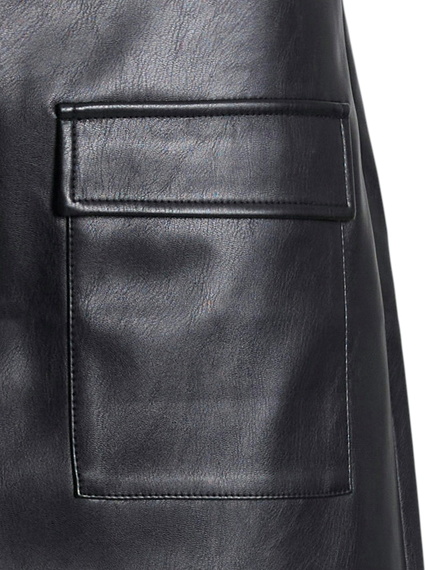 Vila Sommerrock Trendiges Design mit praktischen Taschen VIPROUD RW SHORT S günstig online kaufen