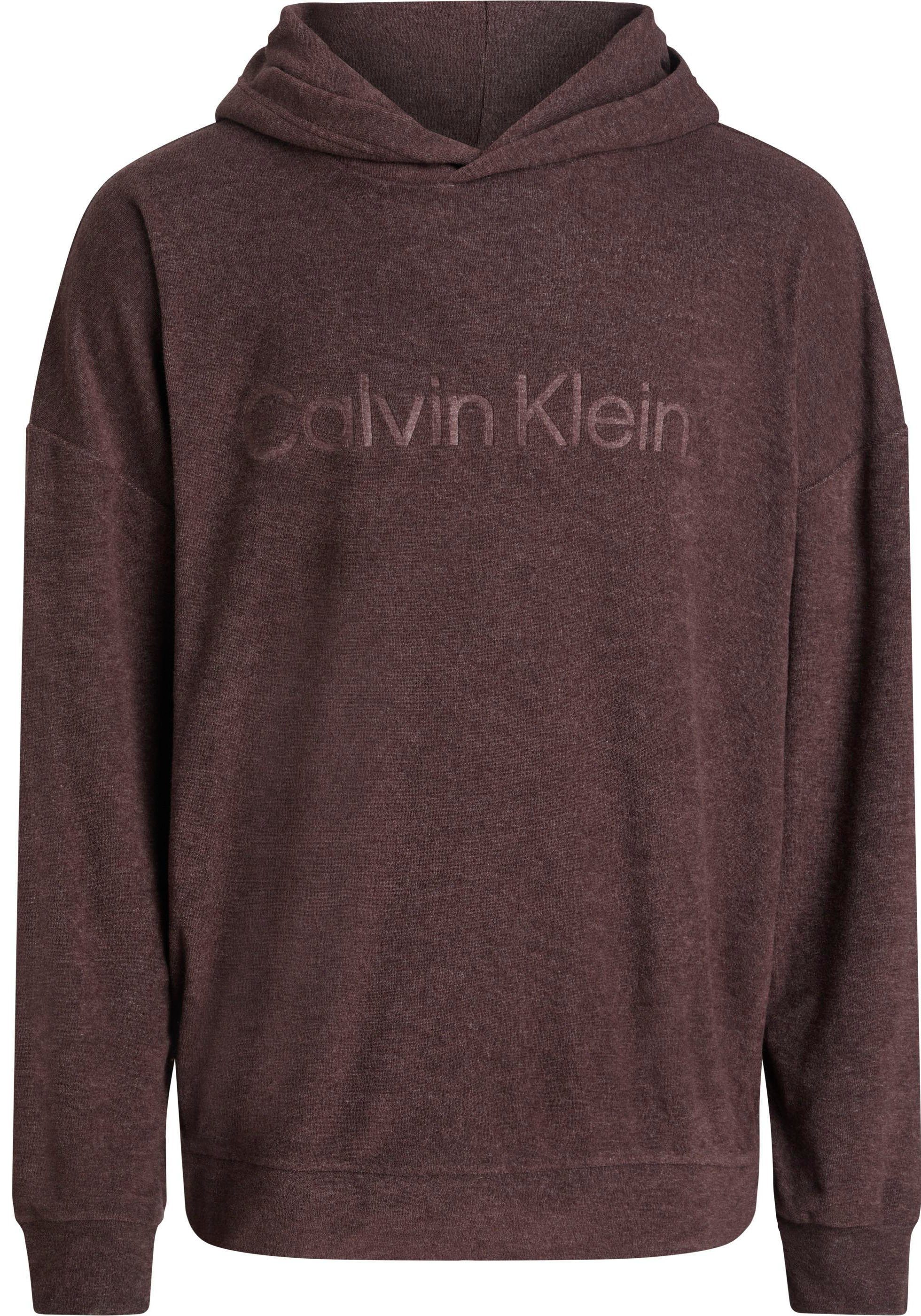 Klein Underwear L/S mit HOODIE Sweatshirt Schriftzug Brust Calvin der auf