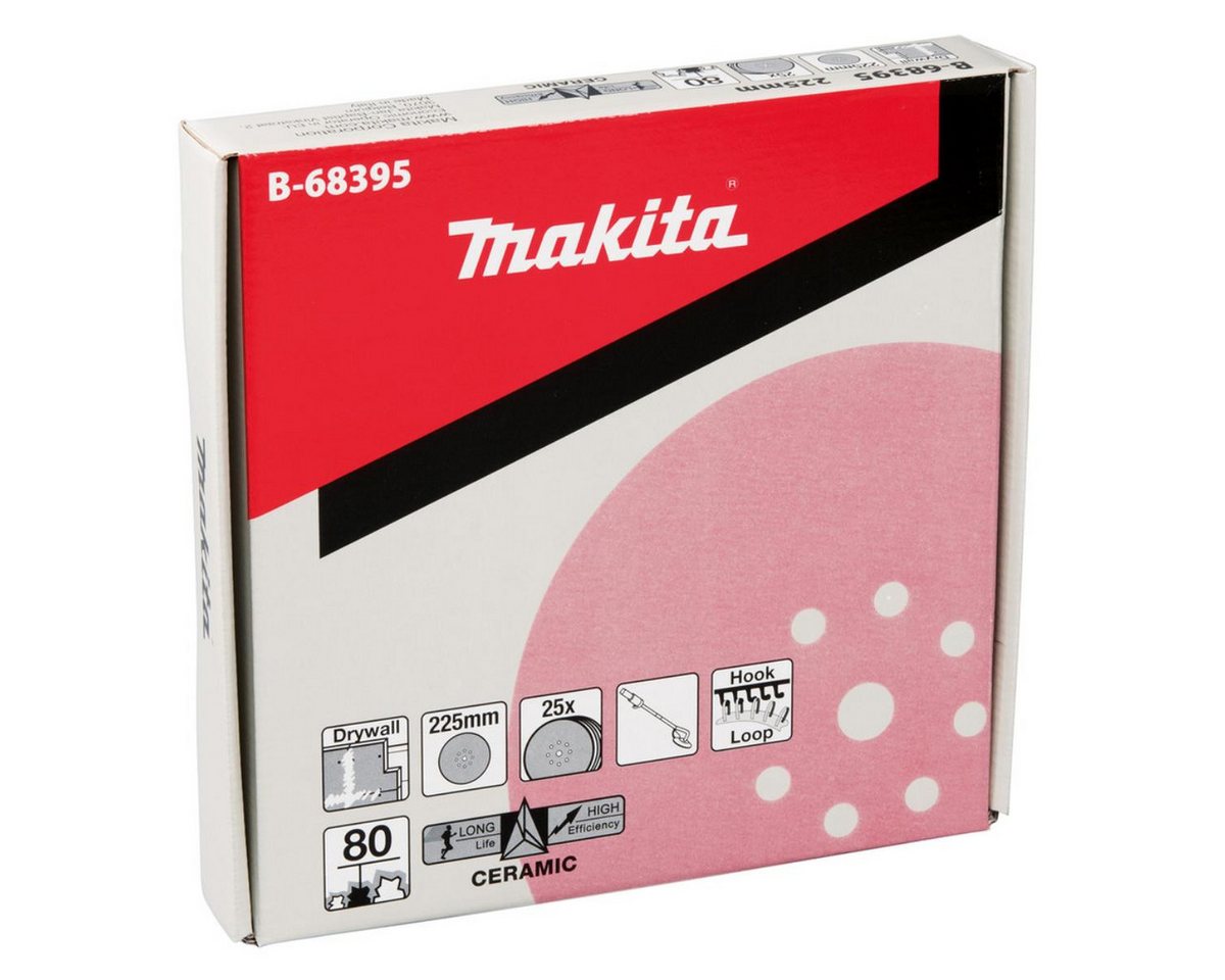 Thumbnail - Makita Akku-Multifunktionswerkzeug Makita Schleifpapier 225 mm 225 mm • K80 • 25 Stk., Produkt, Makita, Makita Werkzeug ...