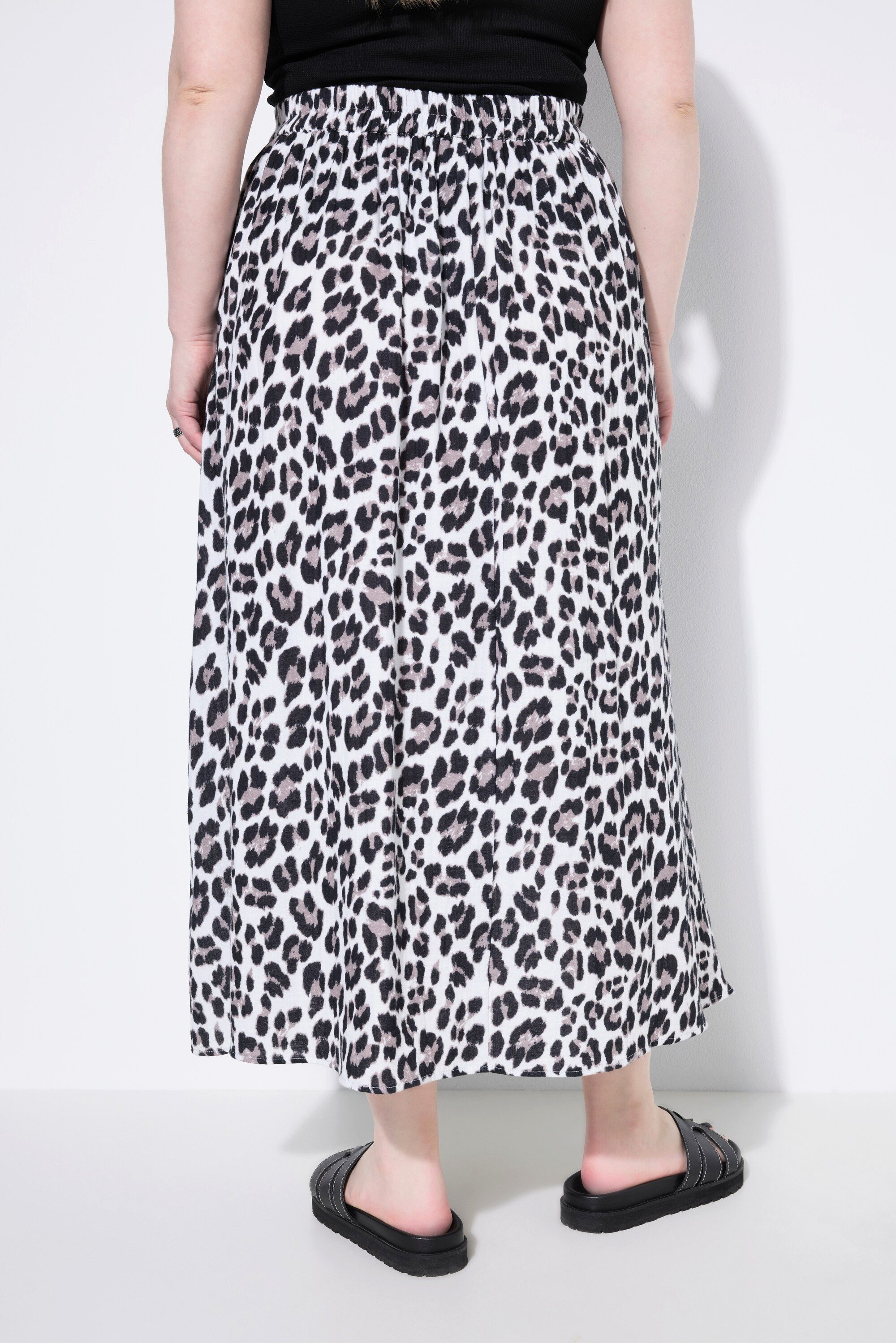 Studio Untold Jerseyrock Rock A-Line Musselin Leo