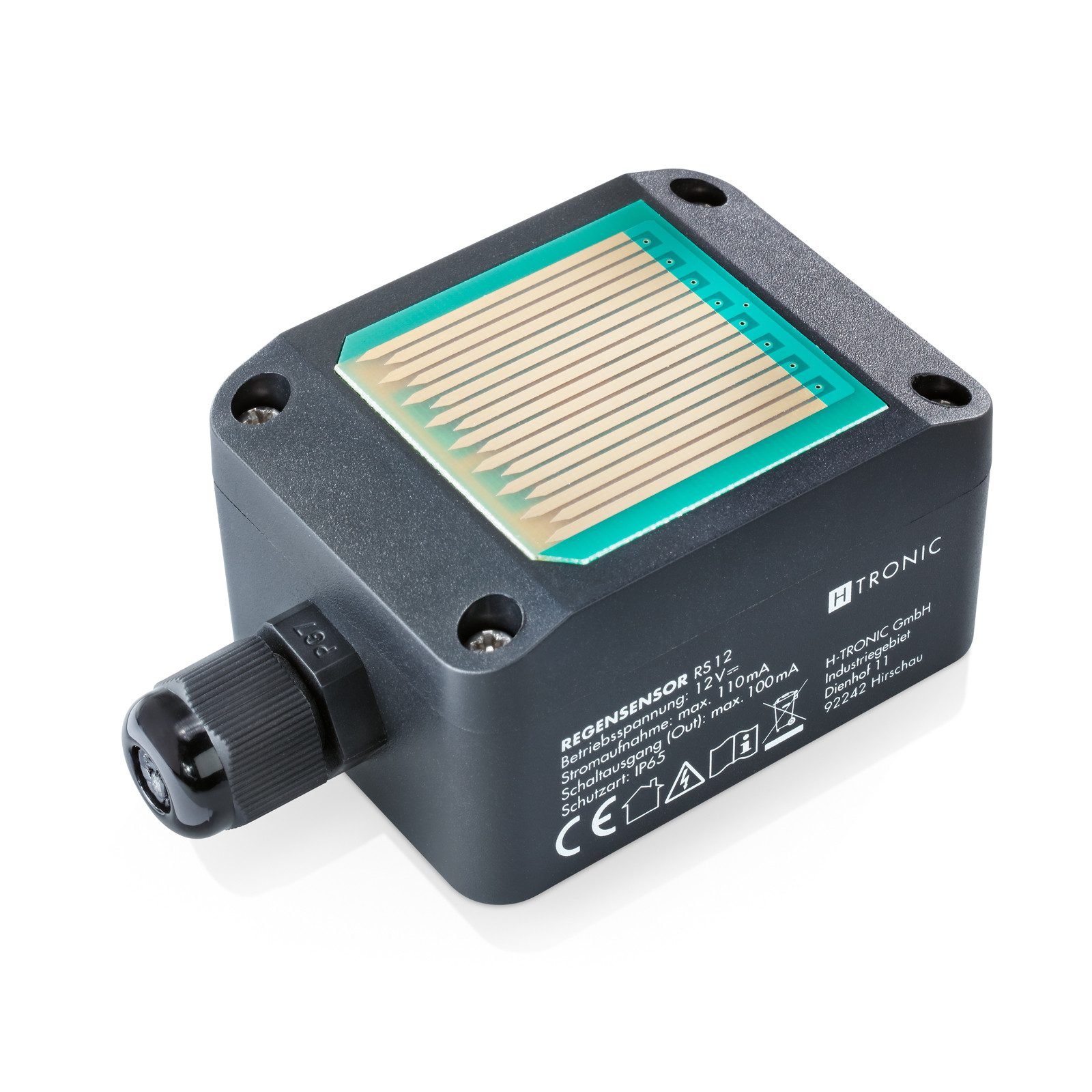 H-Tronic Schalter Regensensor RS 12, Markisensteuerung, Dachflächenfenster