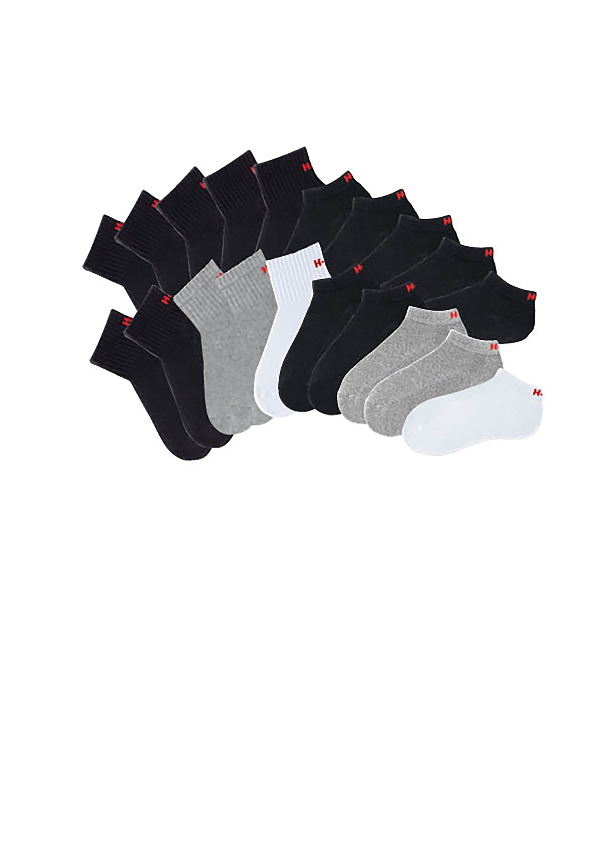 H.I.S Kurzsocken (Box, 20-Paar) und Sneakersocken mit Frottee