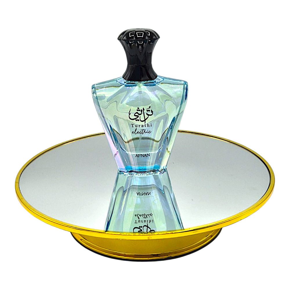 Afnan Duft-Set Turathi Electric EDP 90ml + Parfümzerstäuber (leer) Set