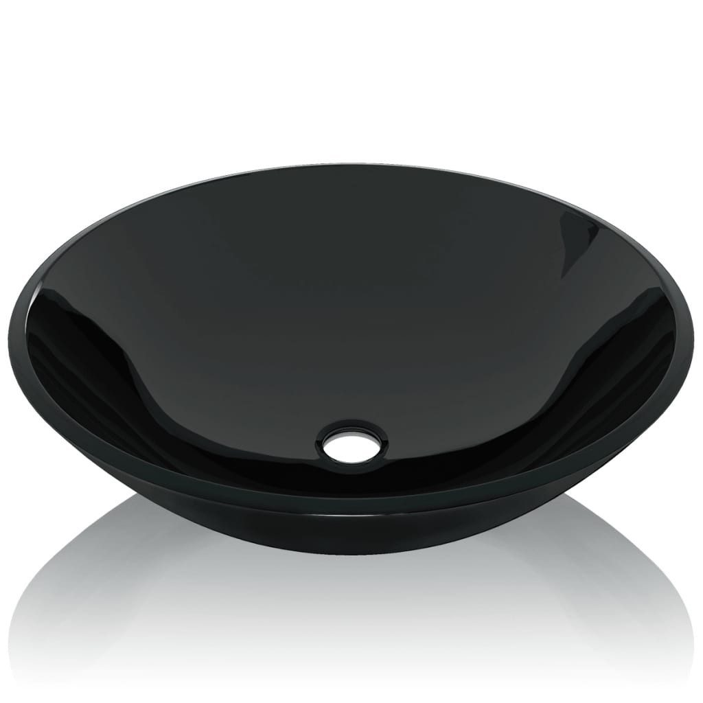 vidaXL Waschbecken Waschbecken Hartglas 42 cm günstig online kaufen