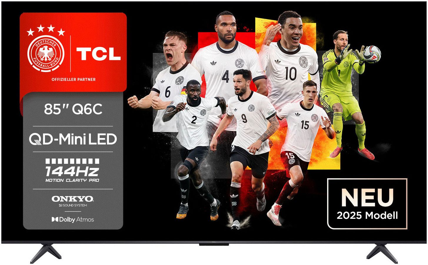 85Q6CX1 QLED Mini LED-Fernseher