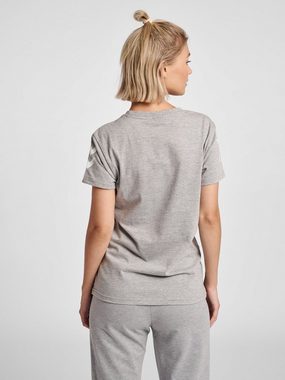 hummel T-Shirt (1-tlg) Plain/ohne Details, Seitenstreifen