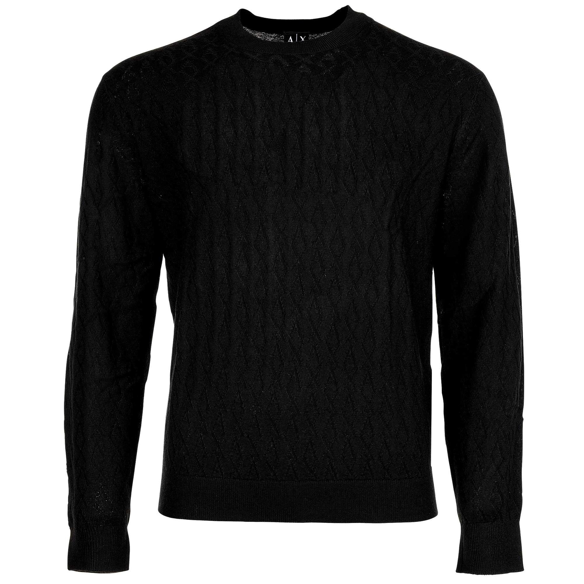 ARMANI EXCHANGE Sweatshirt Herren Strickpullover Wolle