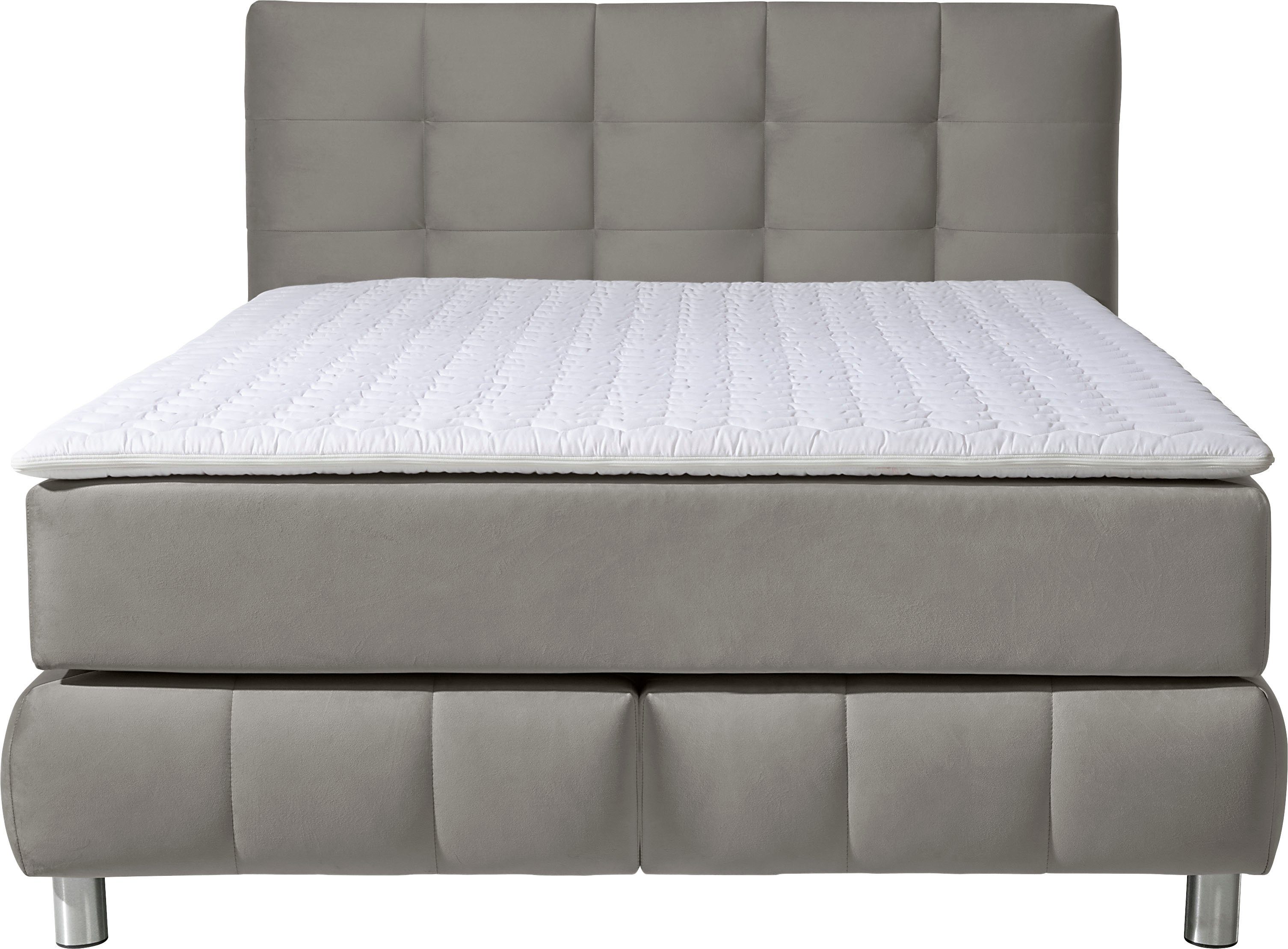 Home affaire Boxspringbett Salo, incl. Topper, 6 Breiten, 2 Härtegrade, TFK auch in Härtegrad 4