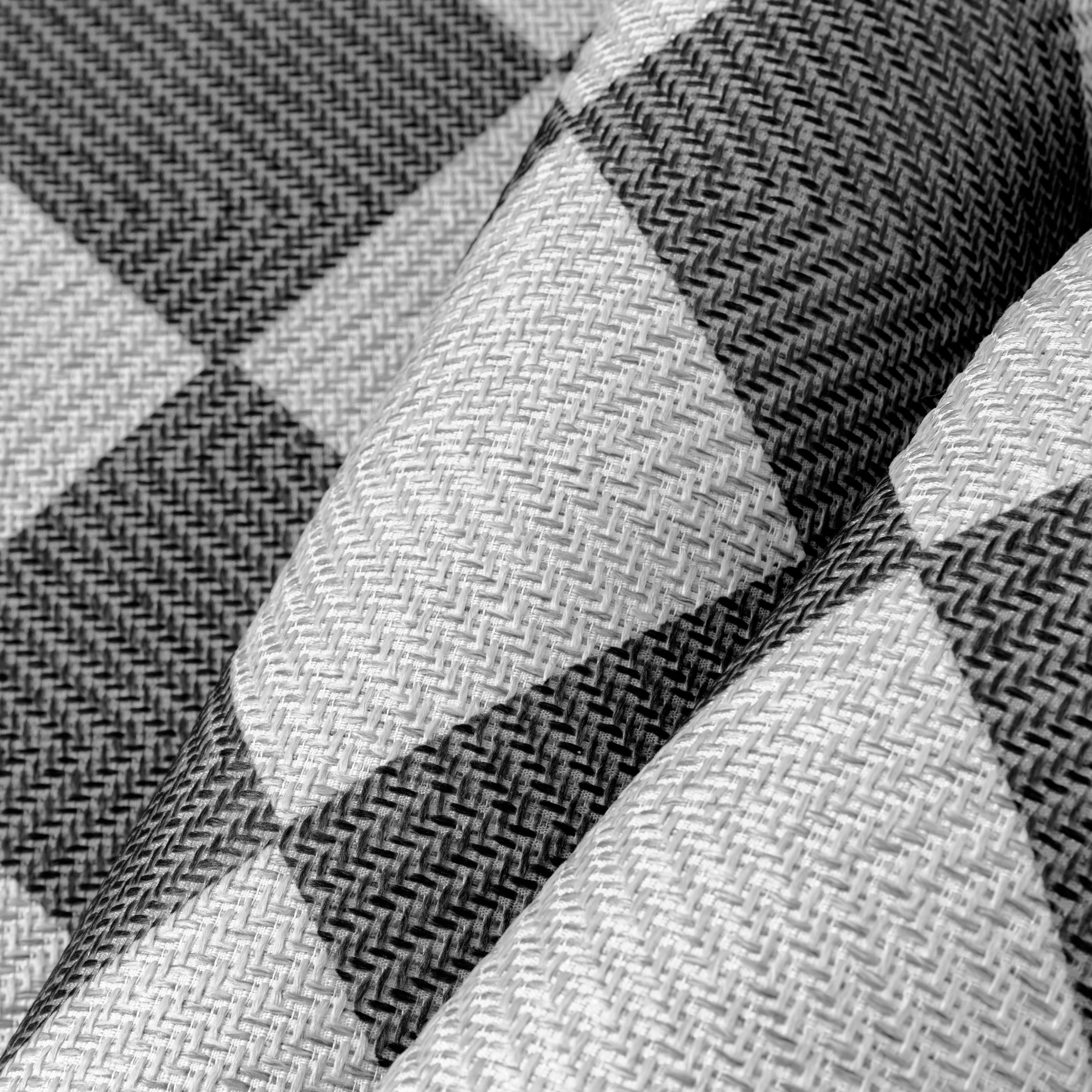 PURECOZY Teppich Juteteppich Innenteppiche Karomuster Modernes Design, Rechteckig, Höhe: 5 mm, 120x180cm Juteteppich Karomuster Innenteppich – Bild 5 von 5