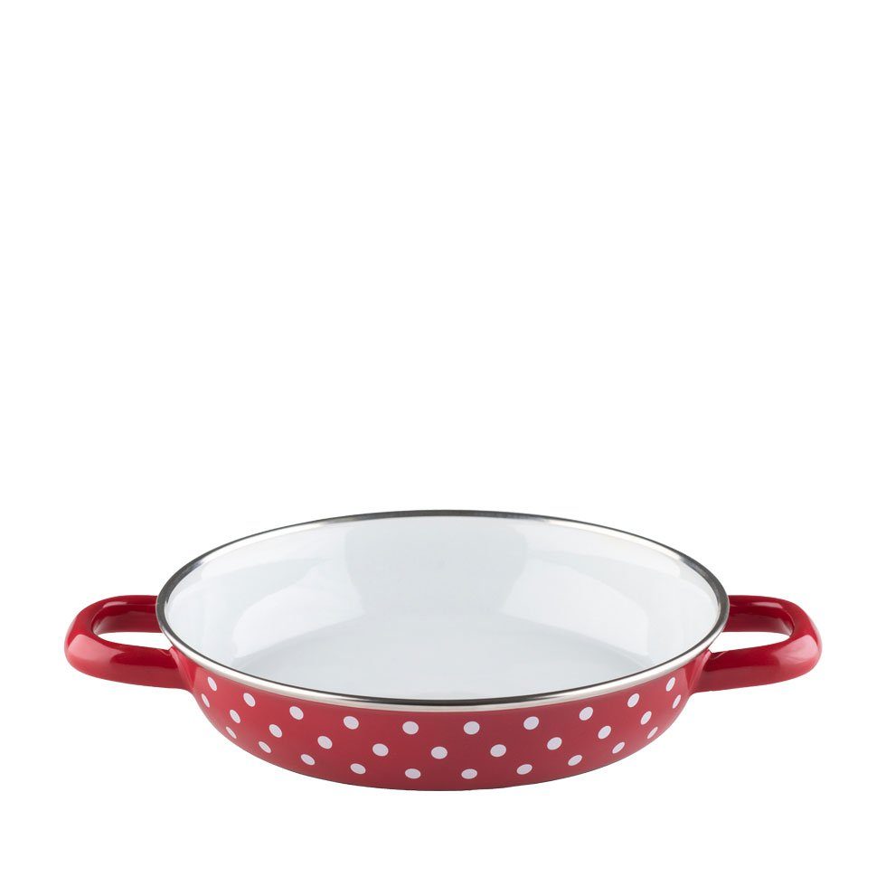 Riess Bratpfanne Country Pünktchen Rot, 20 cm