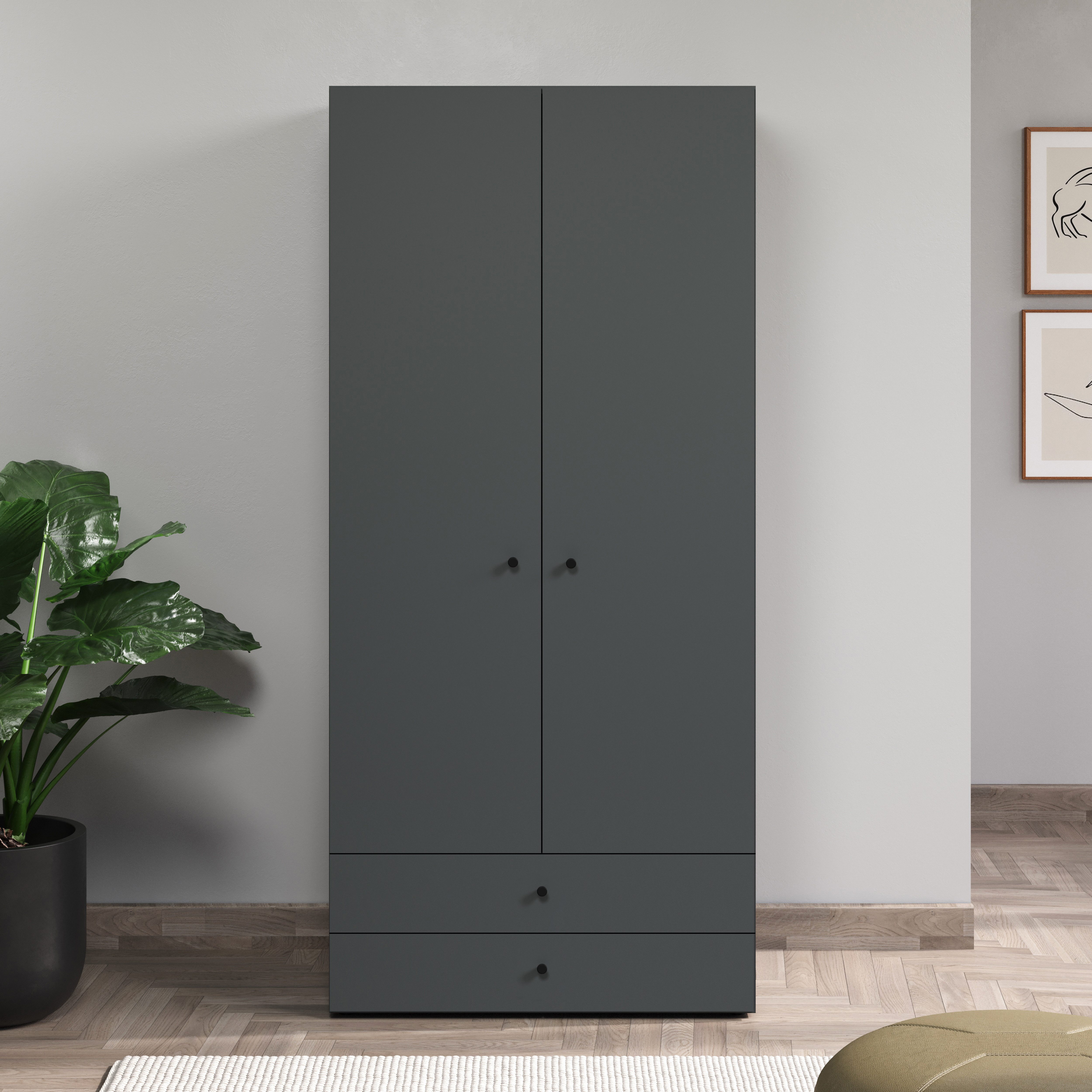 INOSIGN Kleiderschrank Jersey Schlafzimmerschrank Garderobe Bestseller Schr günstig online kaufen