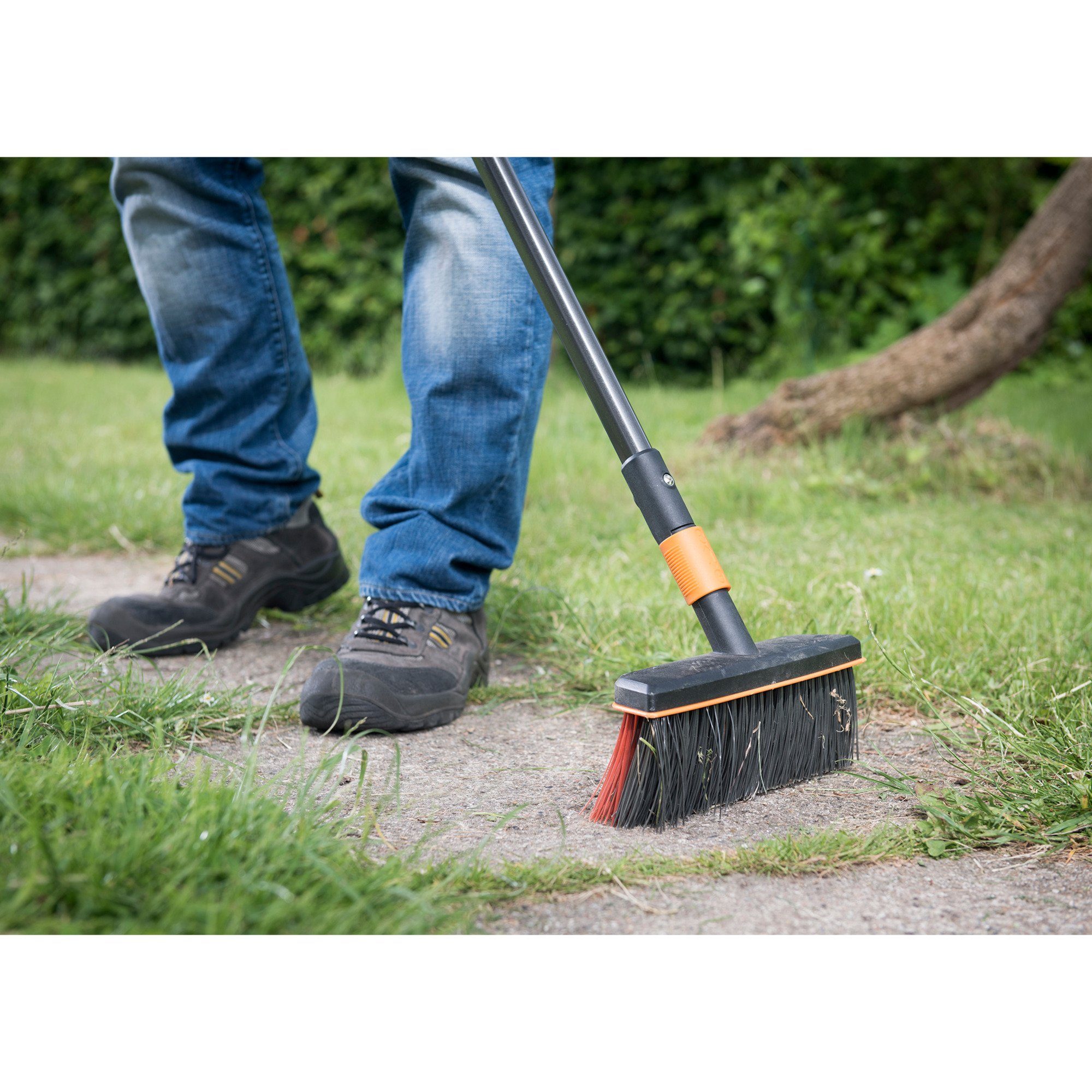 Fiskars Straßenbesen Fiskars QuikFit Allzweckbesen, Besen