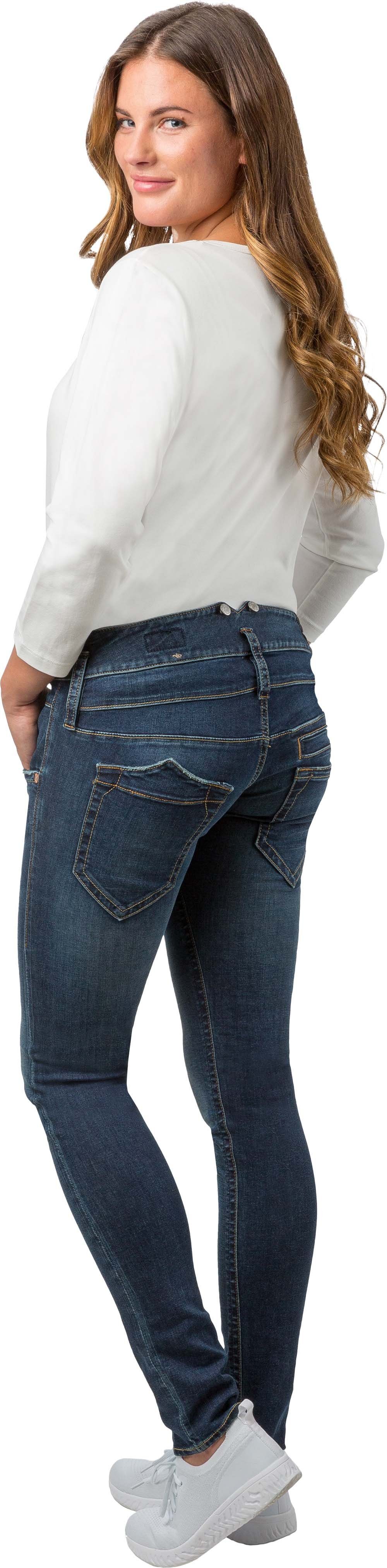 Herrlicher Stretch-Jeans Pitch Slim Jeans aus Organic Denim 5-Pocket-Style günstig online kaufen