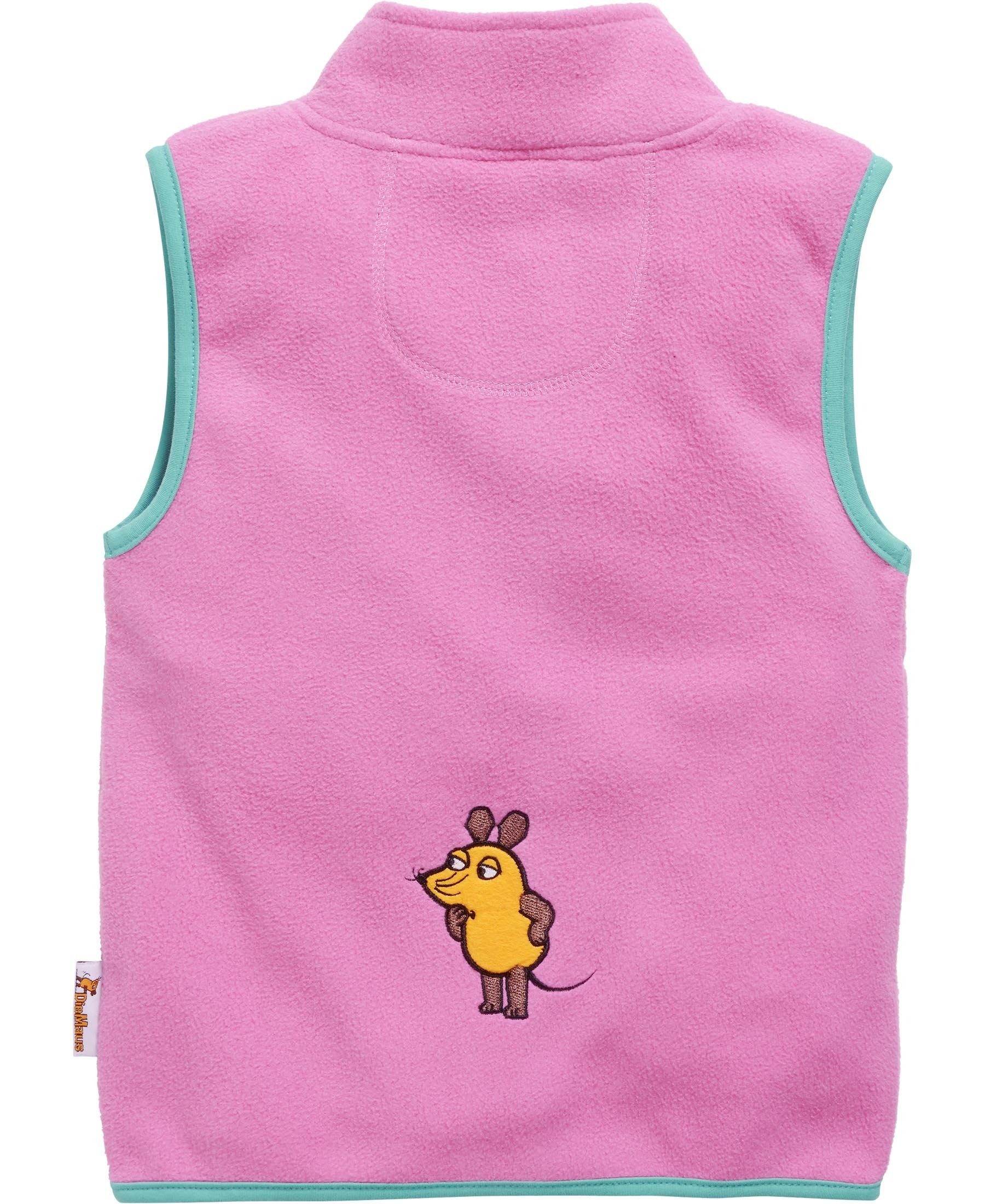 Playshoes Strickfleecejacke Fleece-Weste DIE MAUS – Bild 2 von 3
