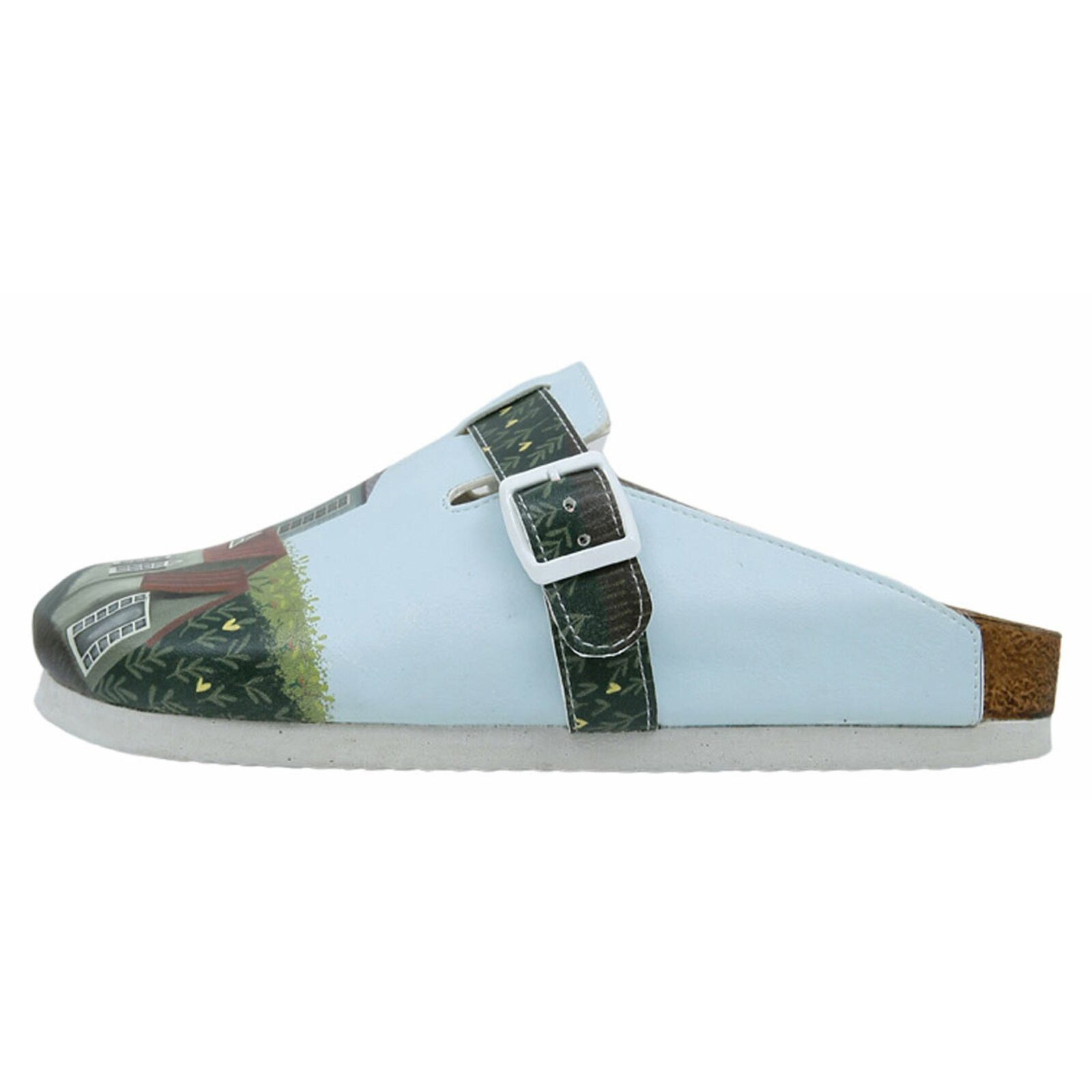 DOGO Comfie Pantoletten Hausschuhe Going On An Adventure Damen Hausschuh Handgefertigt