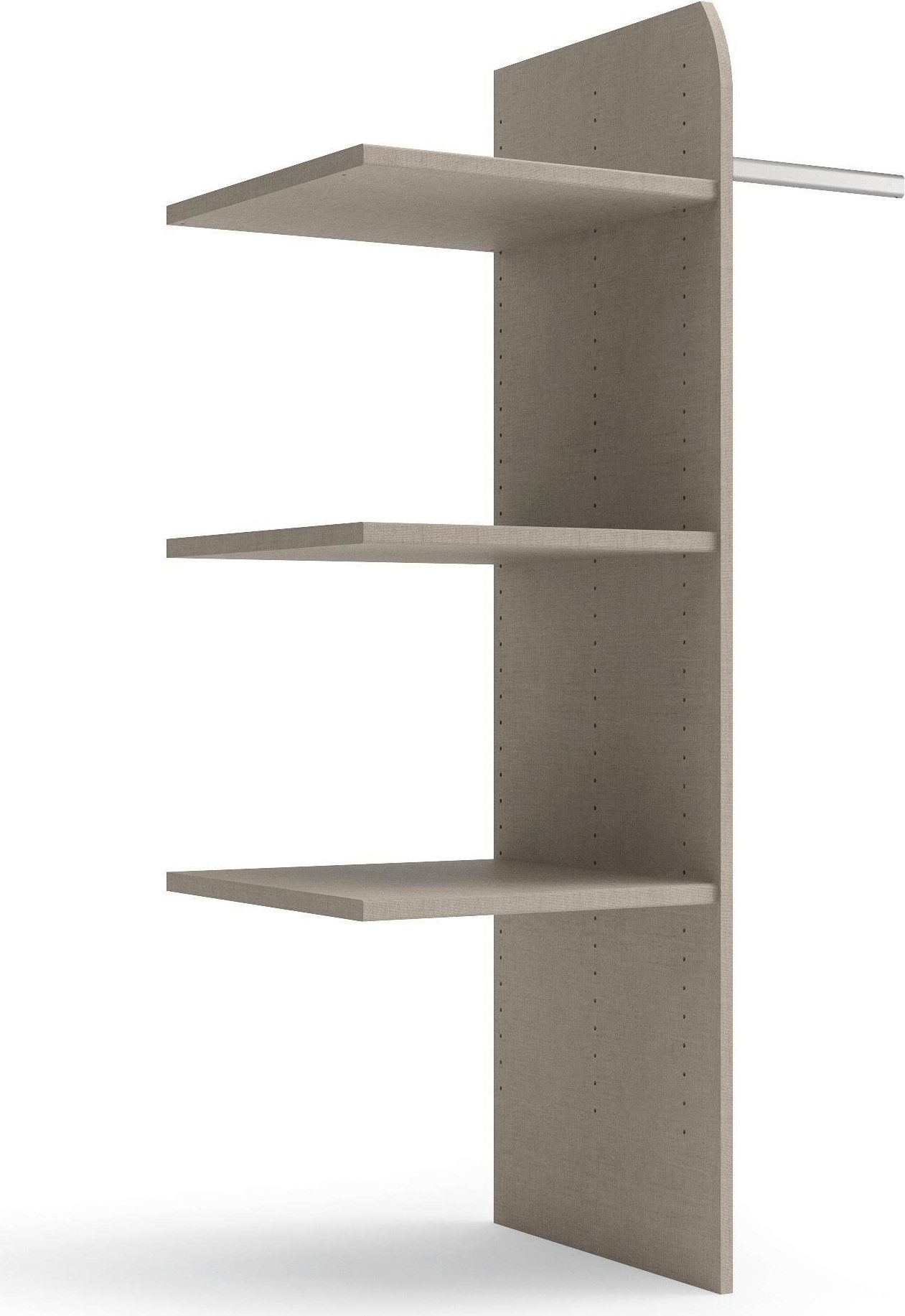 rauch Inneneinteilung Zubehör für Rauch-Schränke ORANGE/BLACK, mit 3 Einlegeböden und 1 Kleiderstange, Breite 78 cm, Tiefe 50 cm