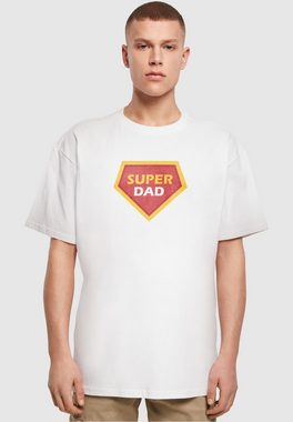 Merchcode T-Shirt Merchcode Herren Fathers Day - Super dad Heavy Oversize Tee (1-tlg)