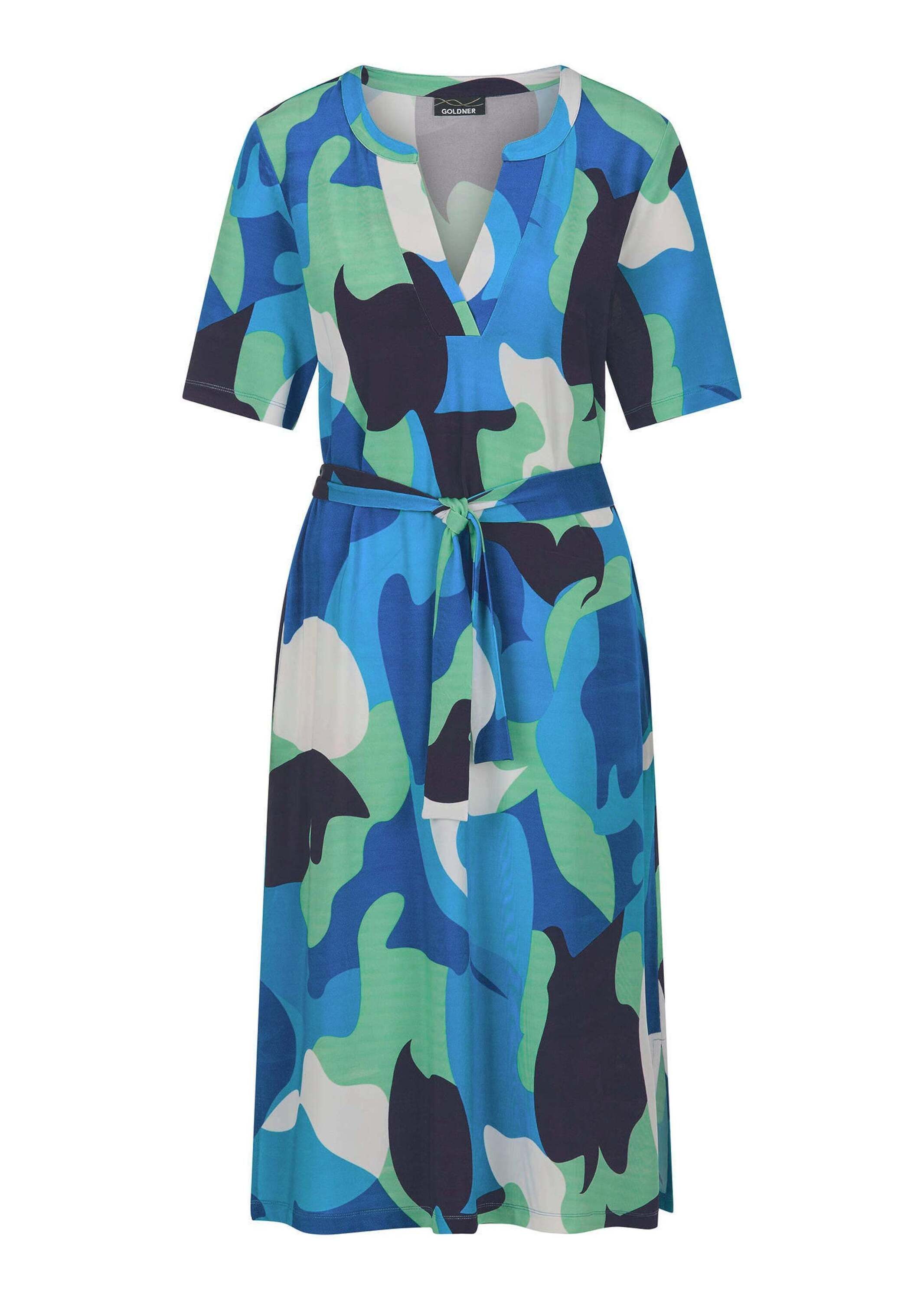 Sommerkleid Druckkleid mit organischem Muster