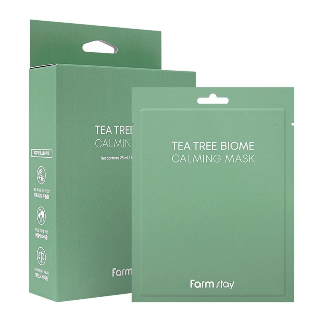 Tuchmaske Farm Stay - Tea Tree Biome Beruhigende Maske