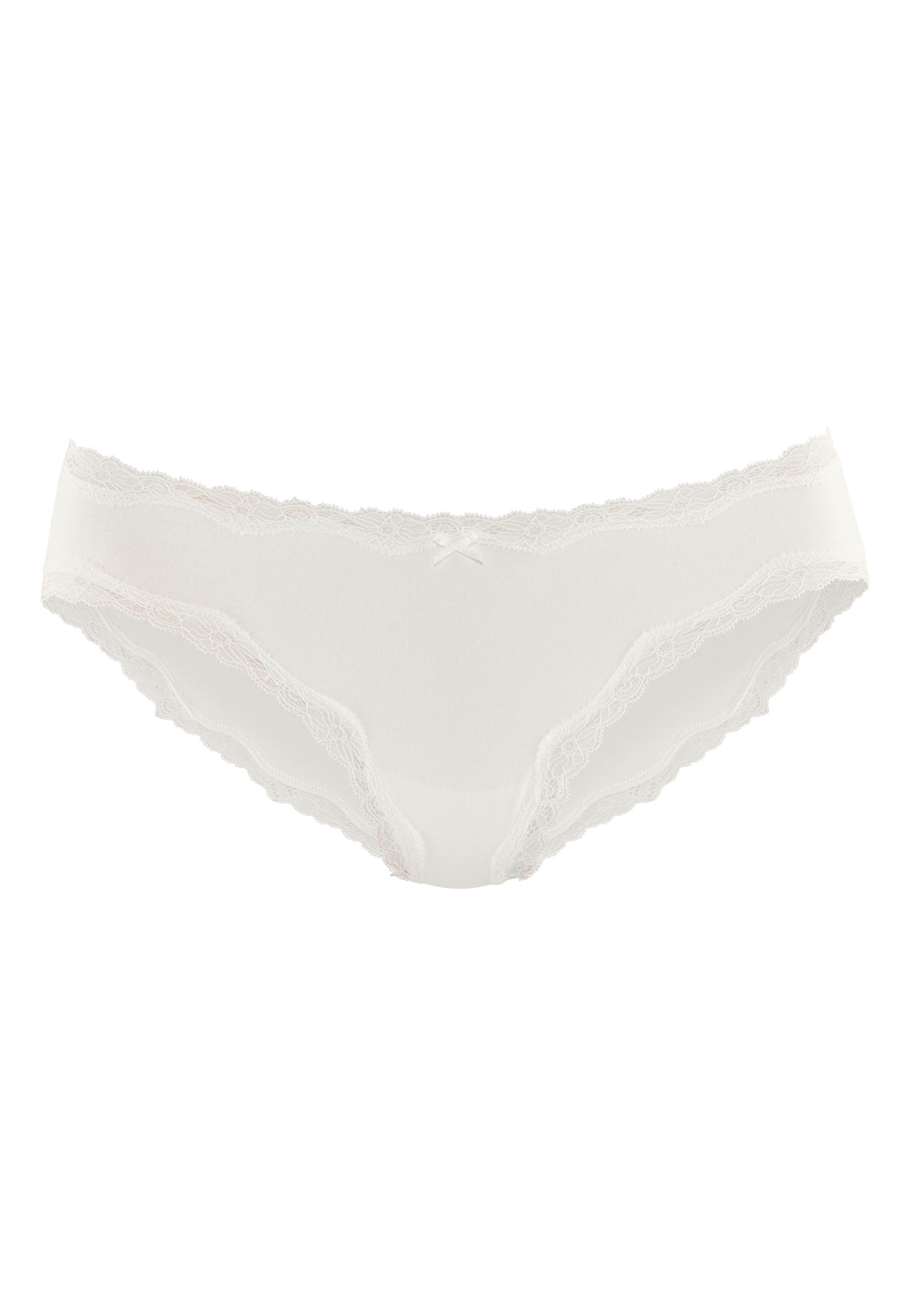 Vivance by Lascana Jazz-Pants Slips (5er-Pack) aus elastischer Baumwolle, mit Spitzenabschluss – Bild 4 von 5