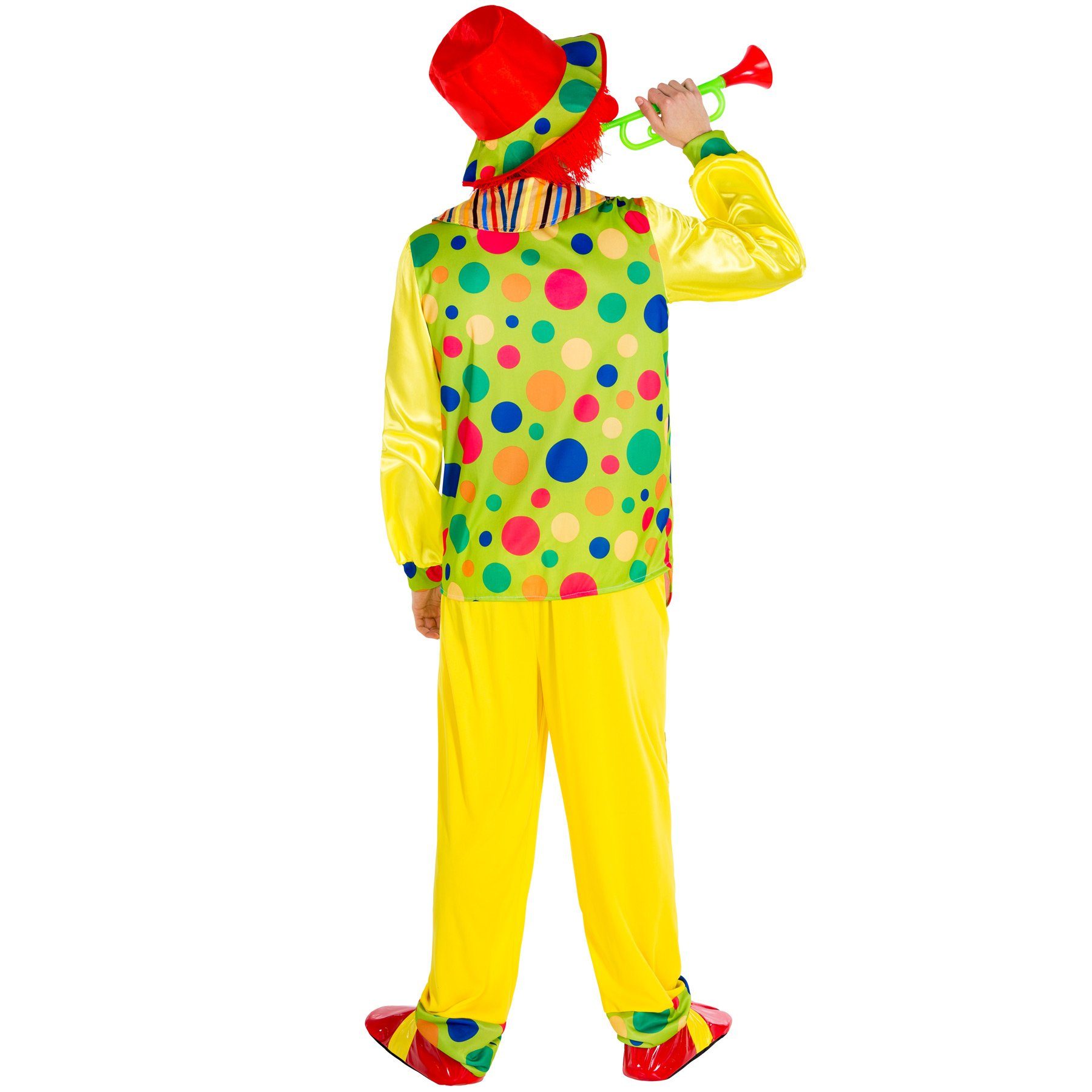 dressforfun Clown-Kostüm Herrenkostüm Clown Pipetto, Bunter Blazer mit eingenähtem Shirt