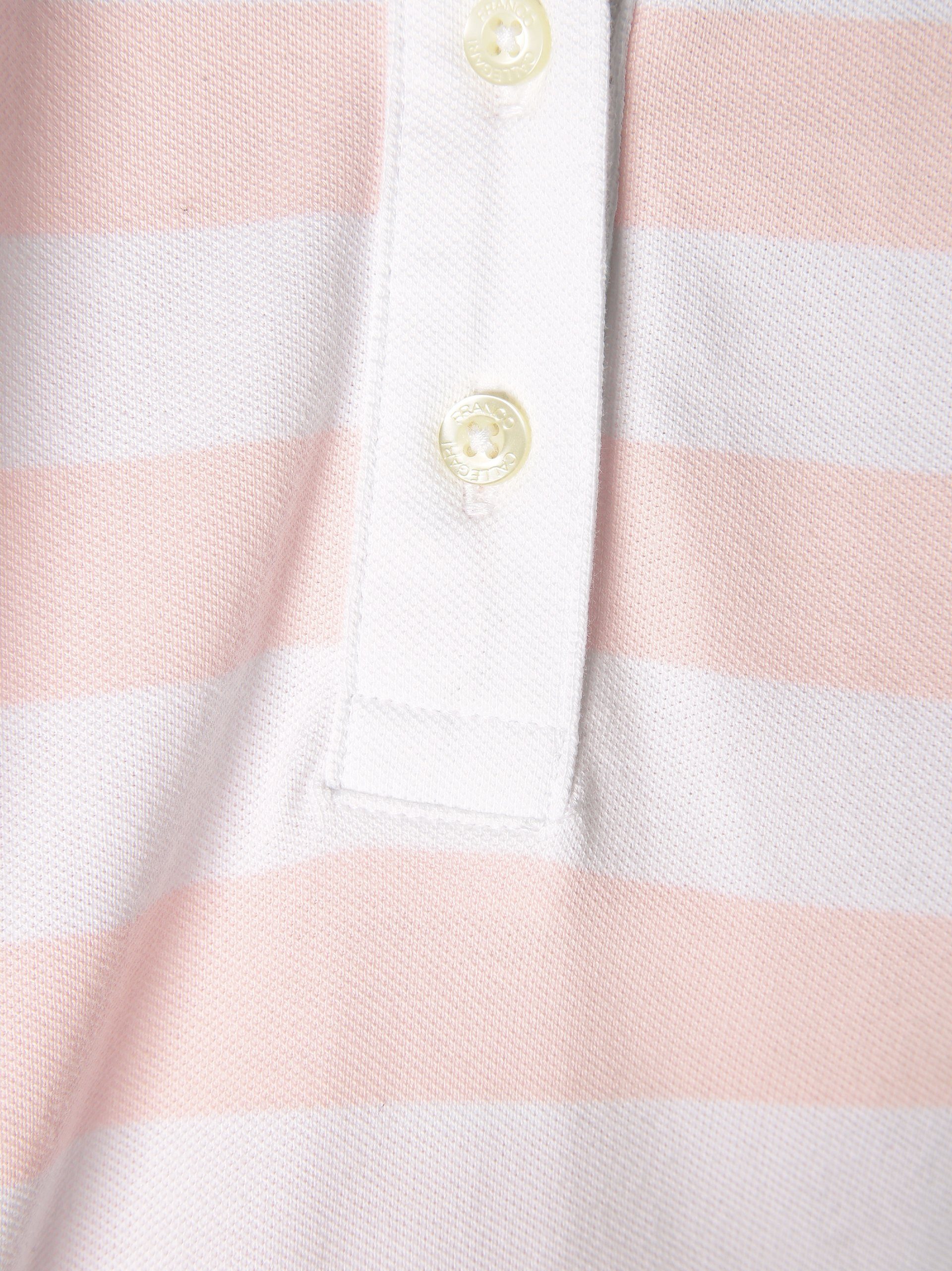 Callegari Poloshirt rosa Franco weiß