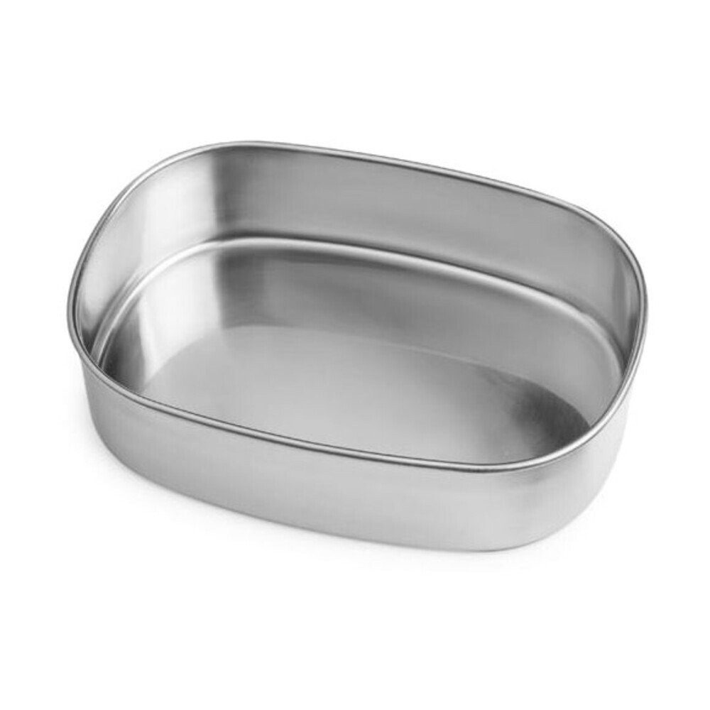 Brotzeit Lunchbox Lunchbox Magic grün Edelstahl 16,5x12,5x4,5cm, BPA frei, Edelstahl 18-10, Gummi, Lunchbox Magic grün Edelstahl, 16,50cm, BPA frei, grün