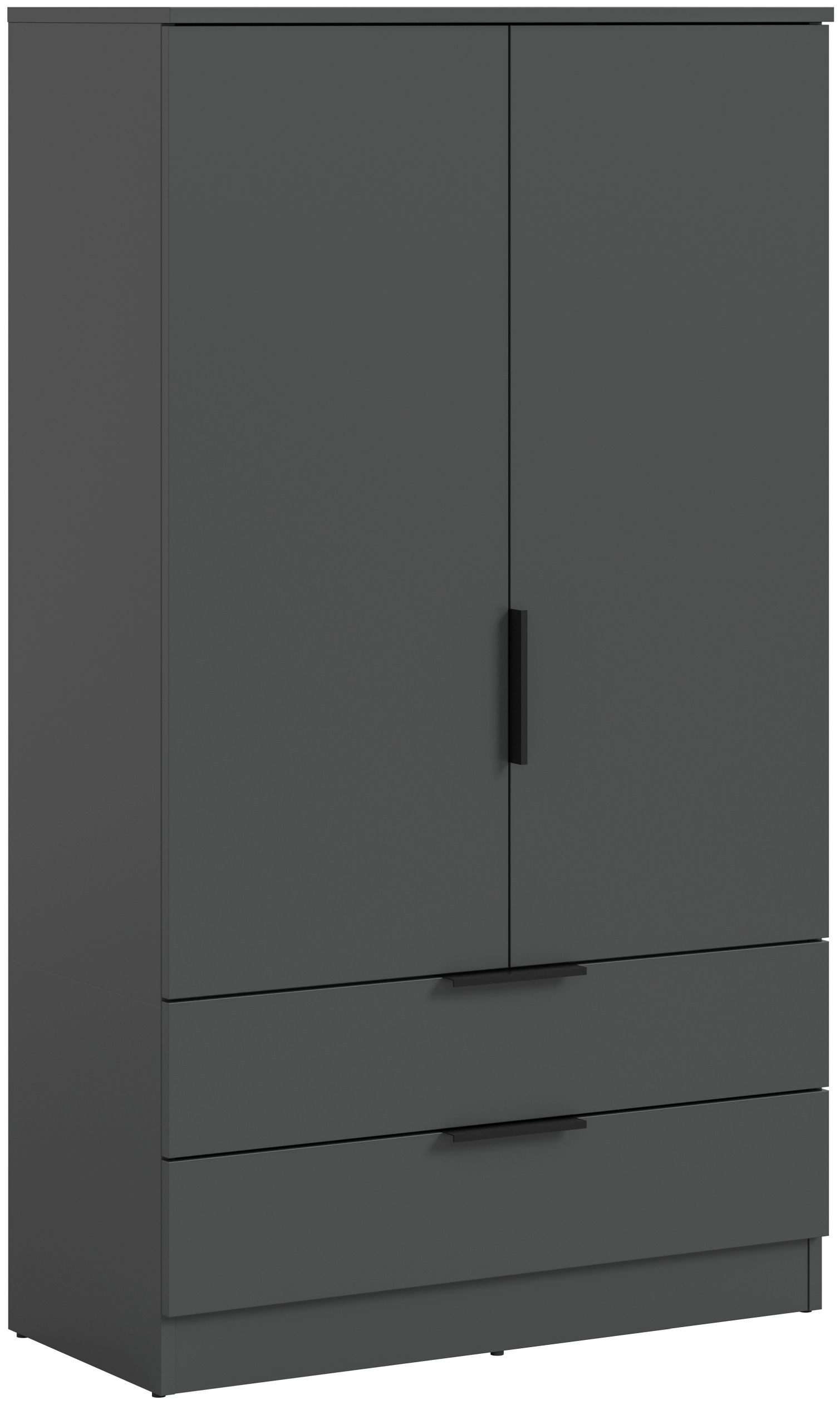 xonox.home Wäscheschrank in anthrazit B/H/T: 80x140x37 cm