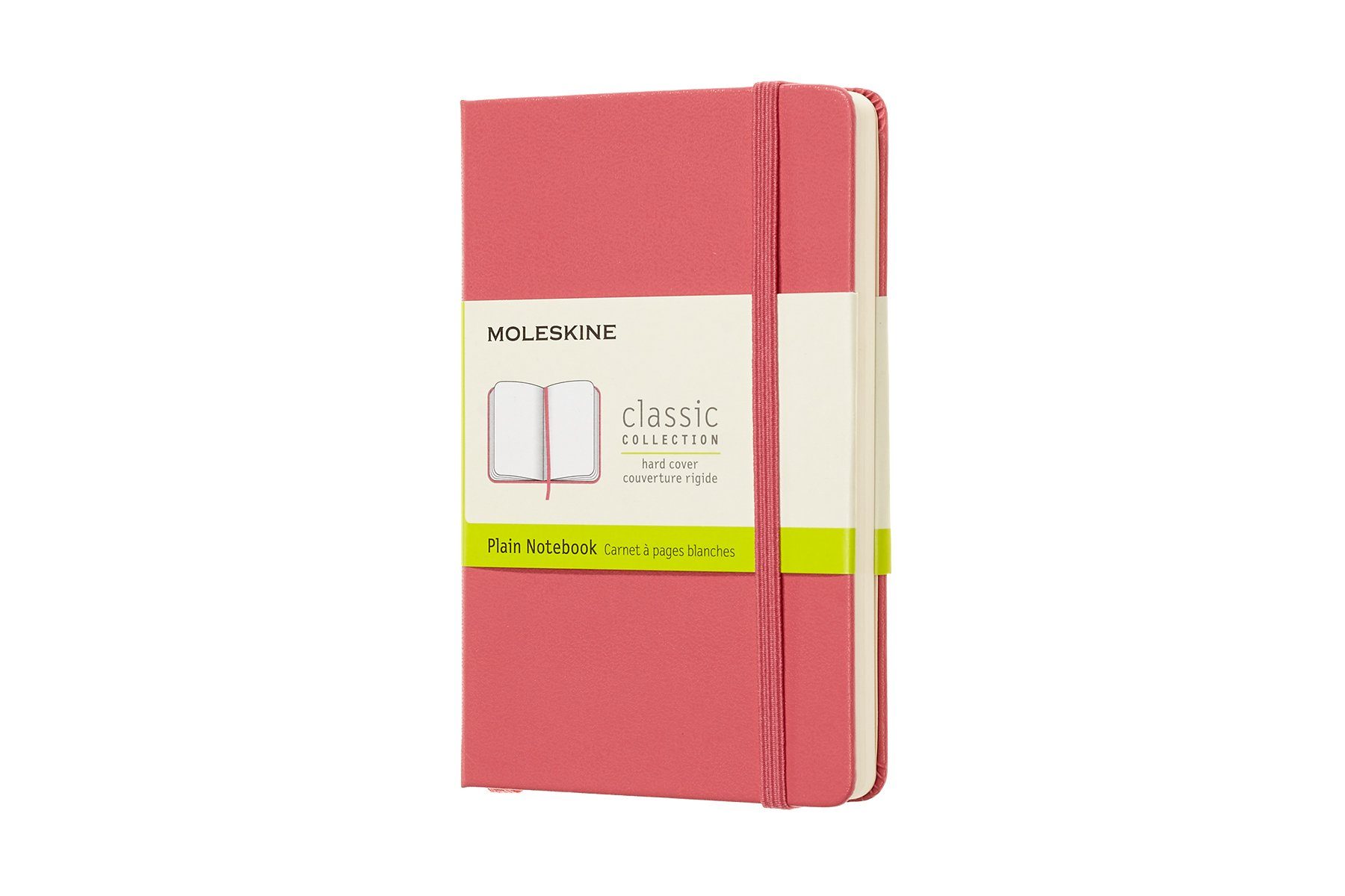 MOLESKINE Notizbuch, Notizbuch Classic Pocket Blanko Fester Einband Daisy Pink