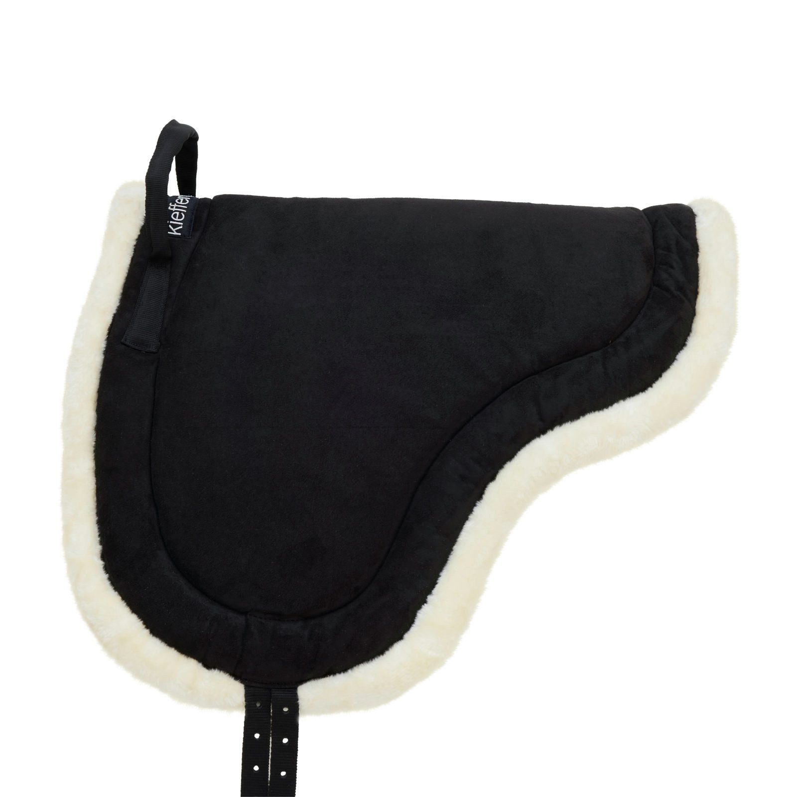 Kieffer Reitkissen Passion Reitkissen FLUFFY PAD, schwarz/natur, Reitpad für Pferde