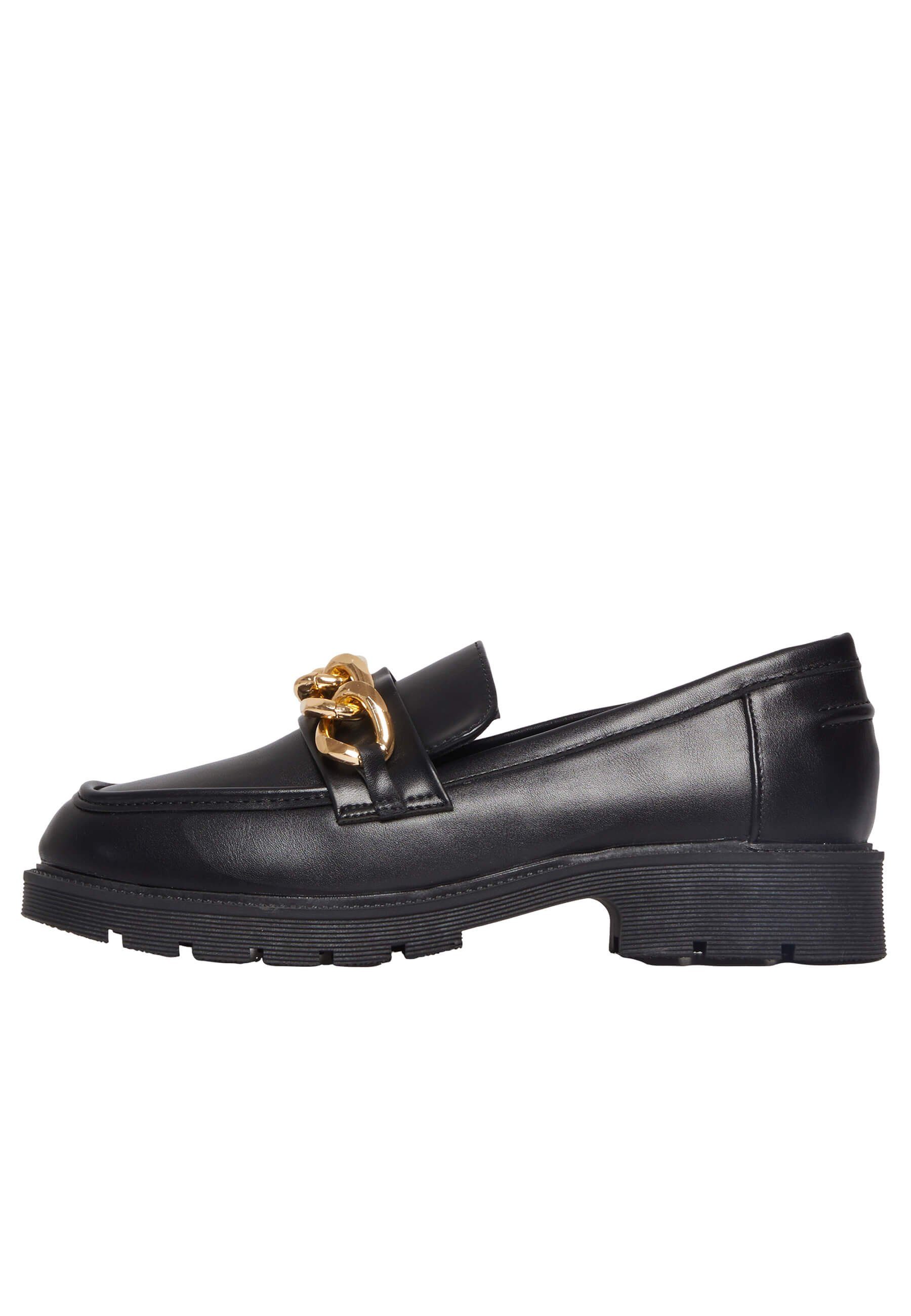 mia&jo Loafer Mit Zierkette mit modernem Design Loafer